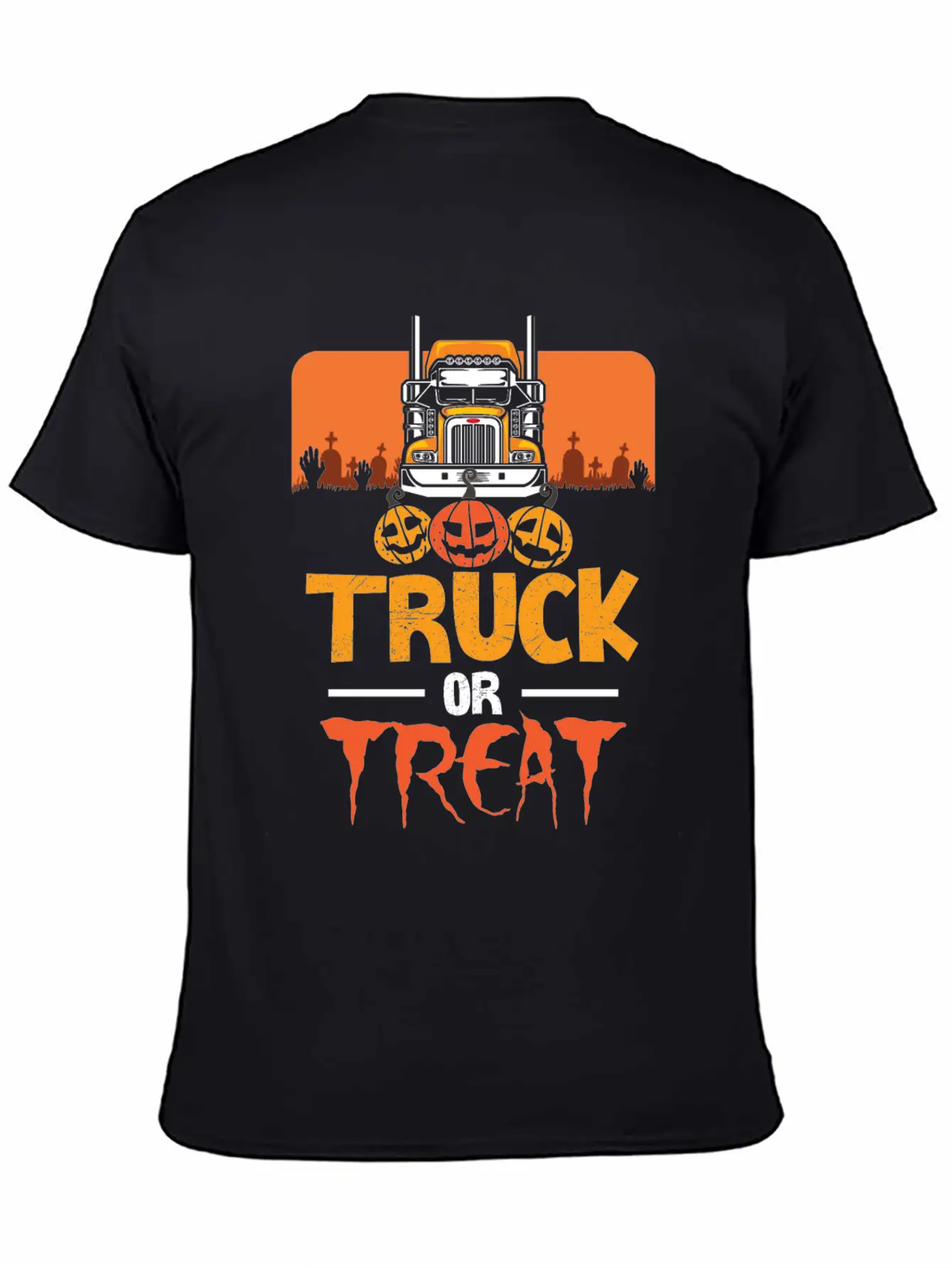 Truck Or Treat Truck Classic Fit Graphic Tee For Daily Comfort – Unisex Cotton Shirt