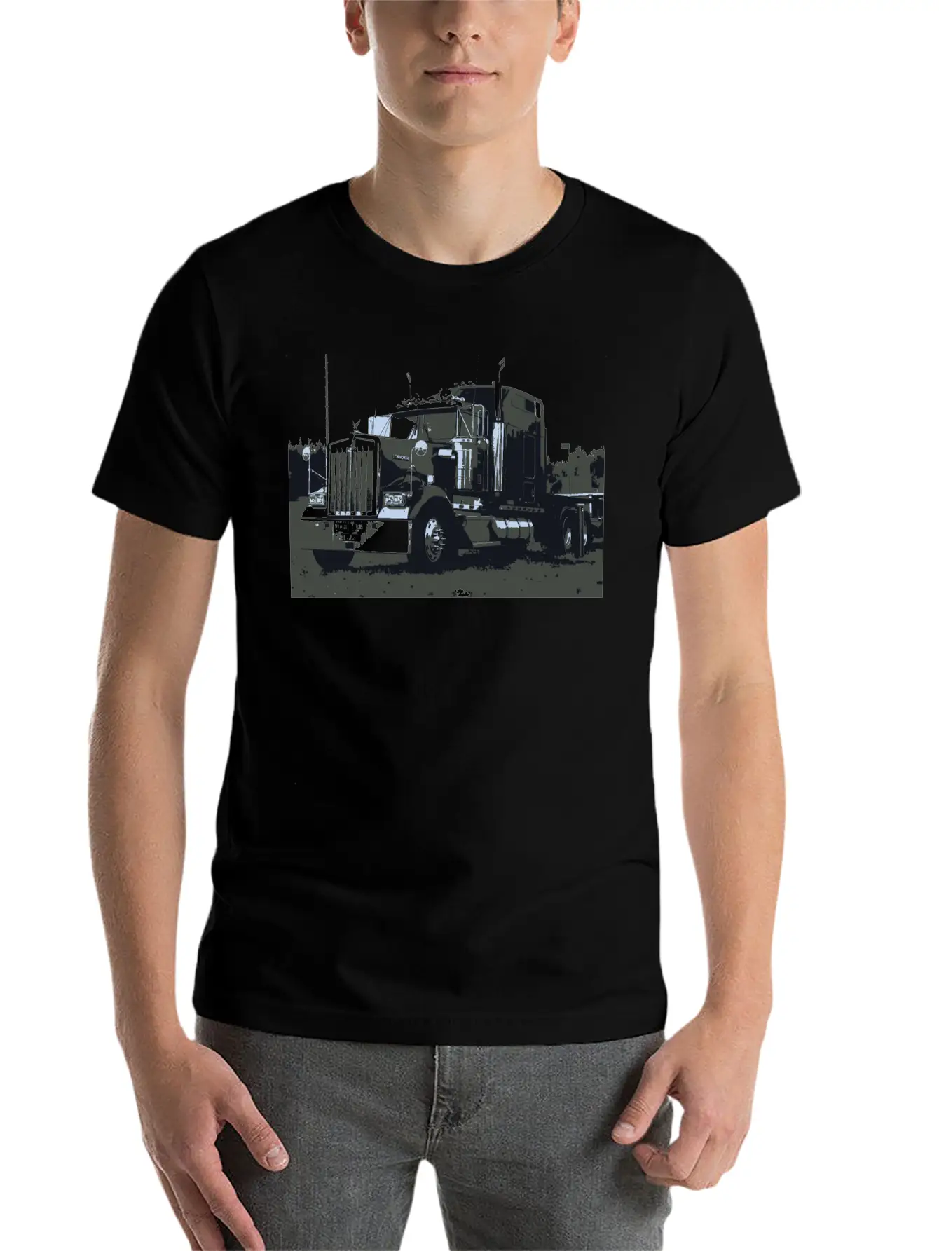 Truck Soft Cotton Short Sleeve Tee – Unisex Wardrobe Staple
