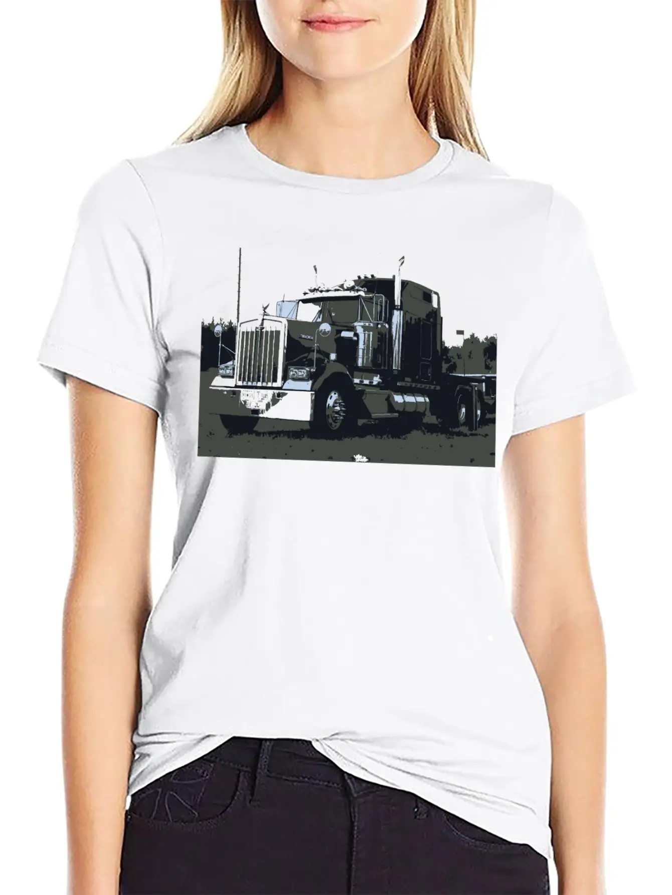 Truck Soft Cotton Short Sleeve Tee – Unisex Wardrobe Staple