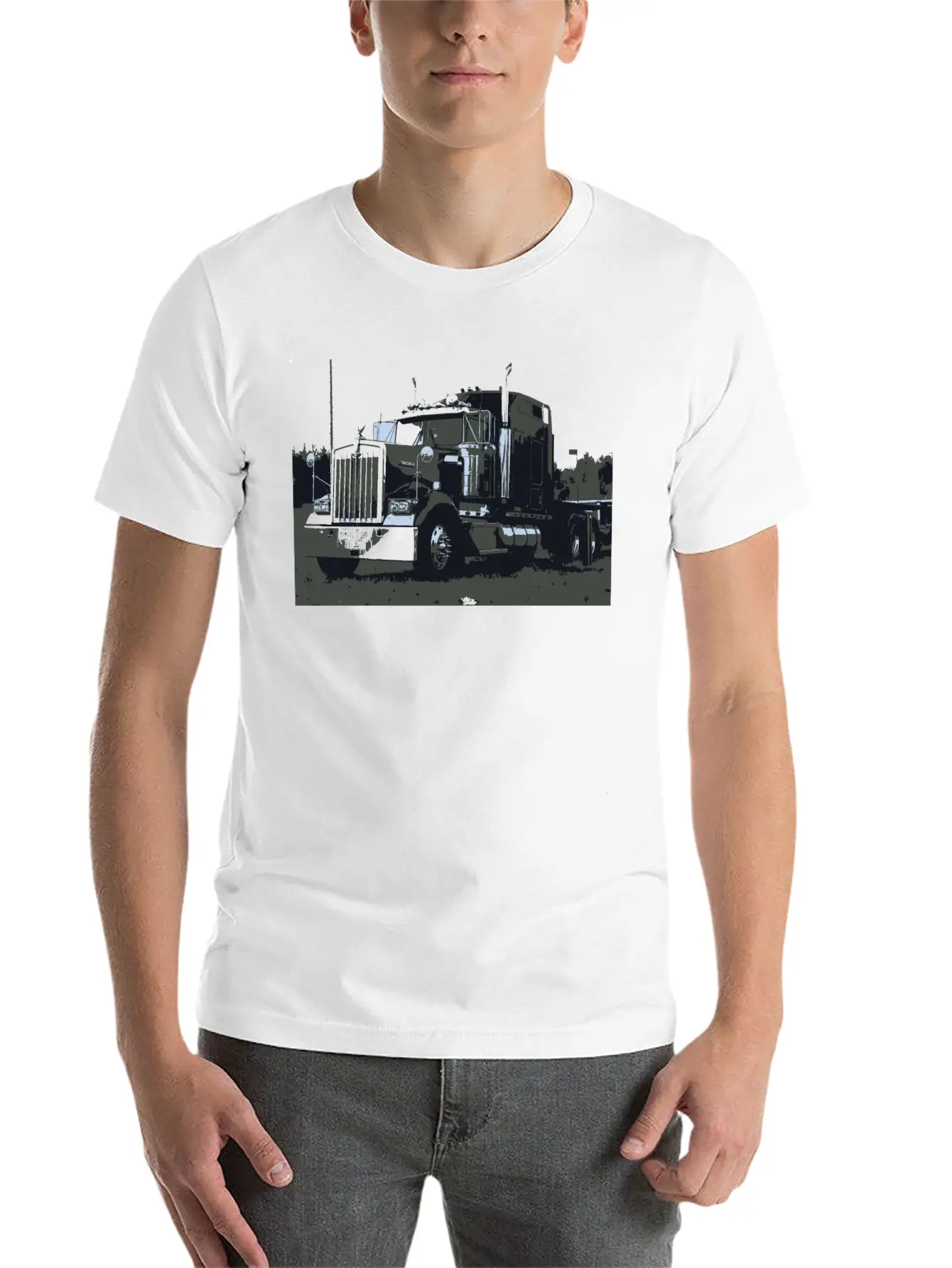 Truck Soft Cotton Short Sleeve Tee – Unisex Wardrobe Staple