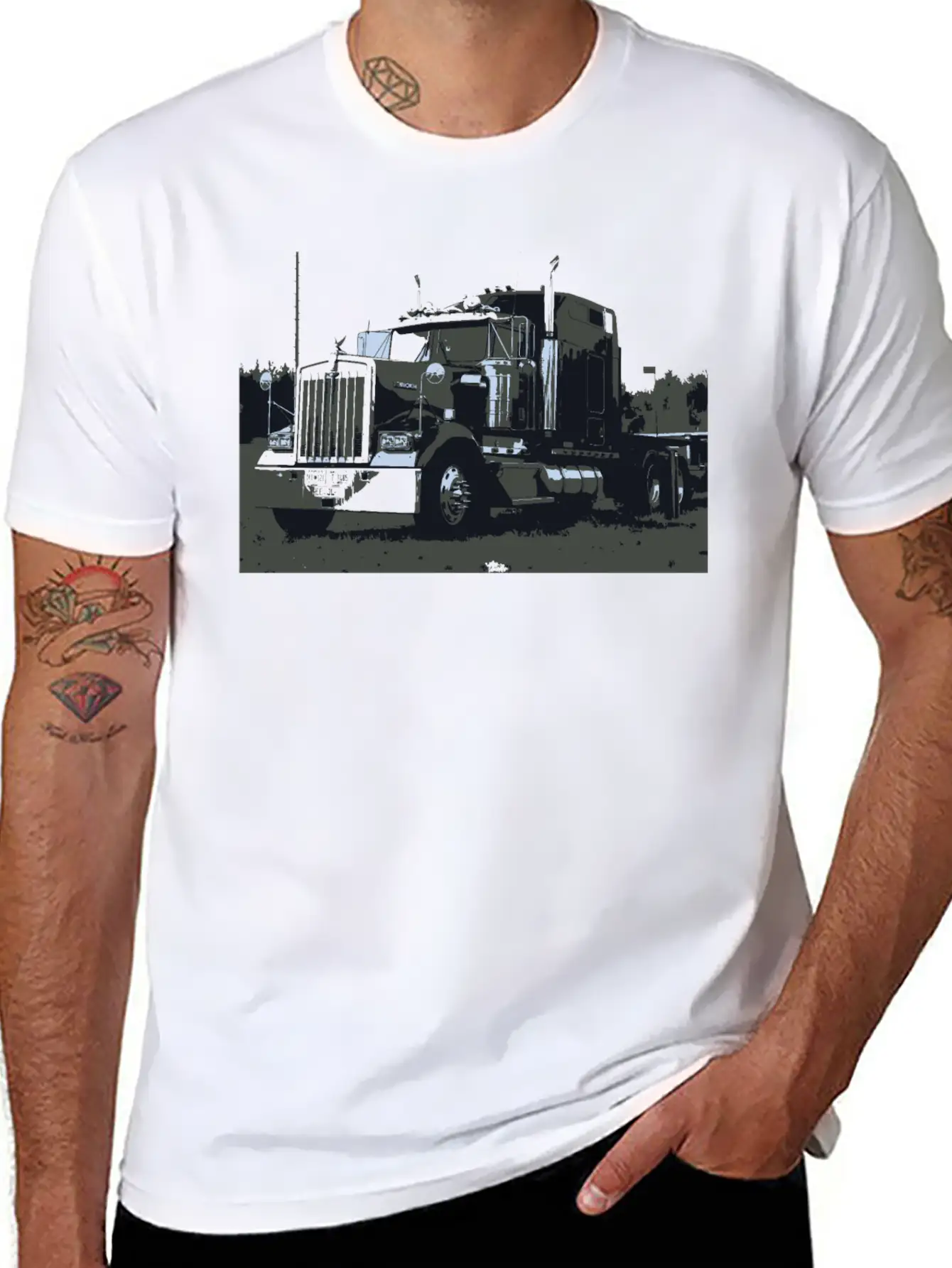 Truck Soft Cotton Short Sleeve Tee – Unisex Wardrobe Staple