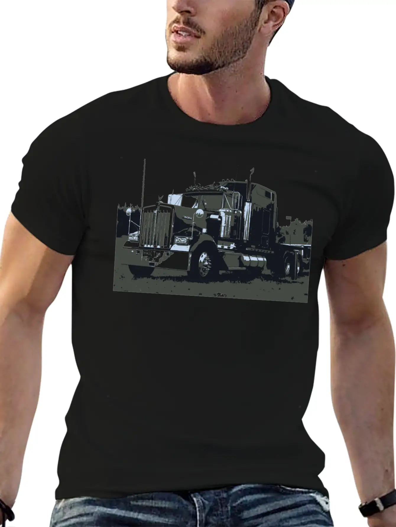 Truck Soft Cotton Short Sleeve Tee – Unisex Wardrobe Staple