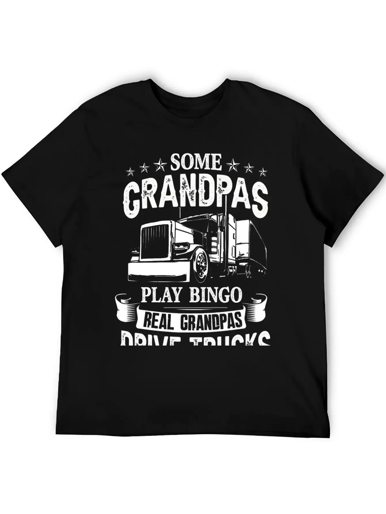 Truck Trucker Grandpa Truck Driver Cool For The Tr Modern Fit Casual T-Shirt – Clean And Versatile Design