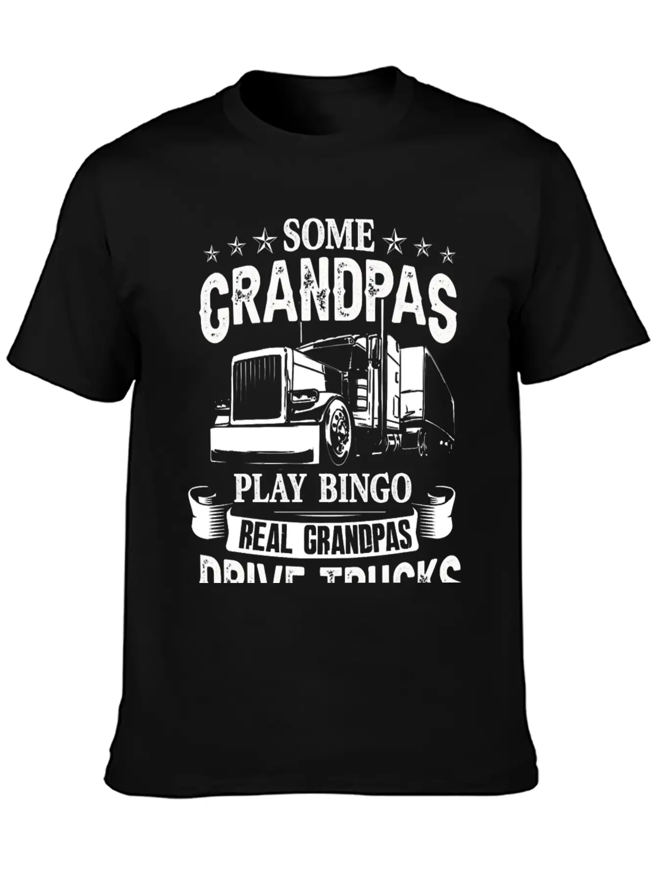Truck Trucker Grandpa Truck Driver Cool For The Tr Modern Fit Casual T-Shirt – Clean And Versatile Design