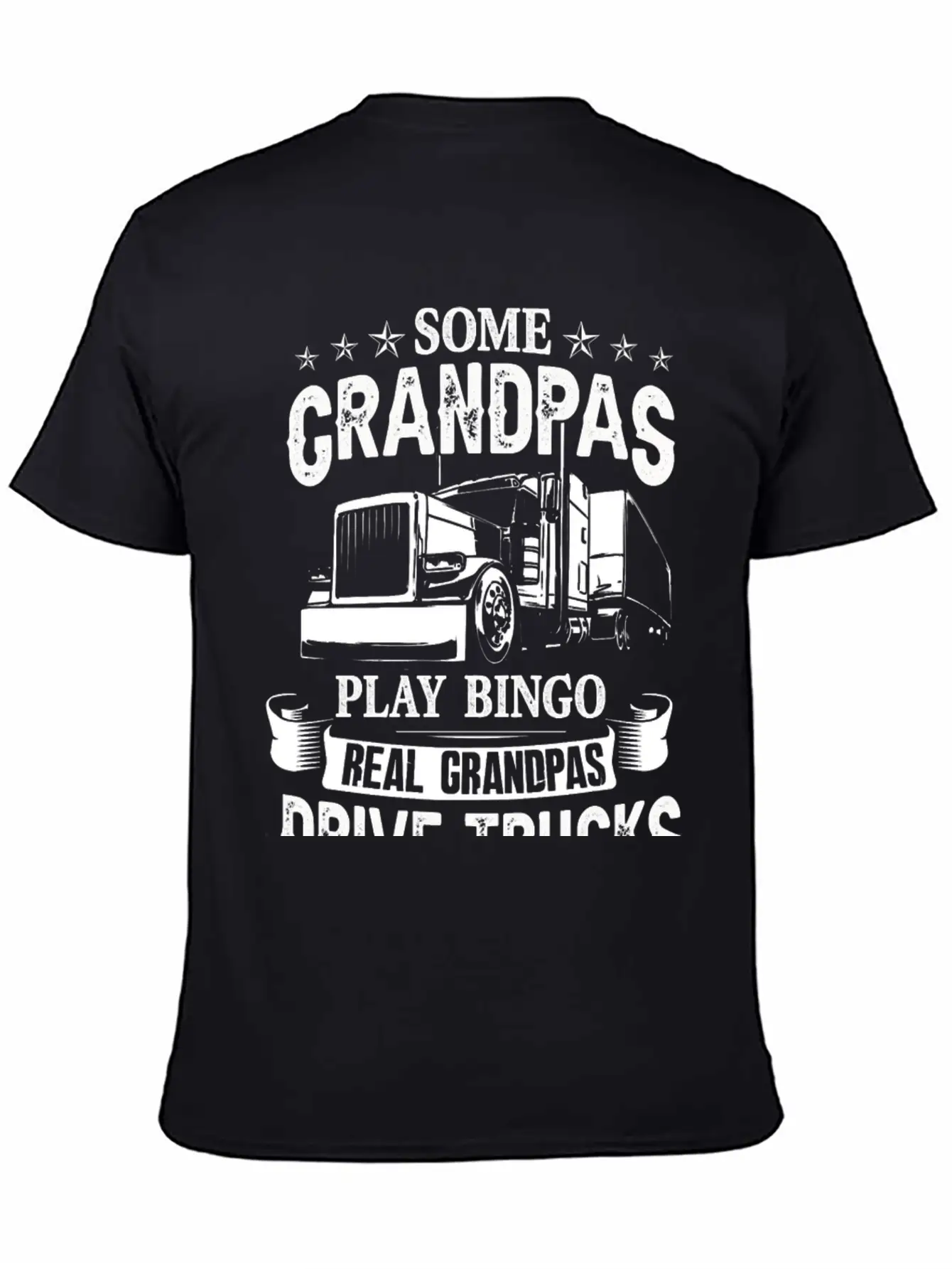 Truck Trucker Grandpa Truck Driver Cool For The Tr Modern Fit Casual T-Shirt – Clean And Versatile Design
