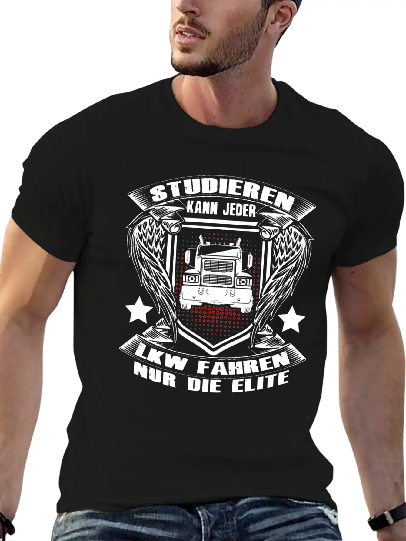Trucker Truck Driver Lightweight Cotton T-Shirt – Daily Comfort Graphic Shirt