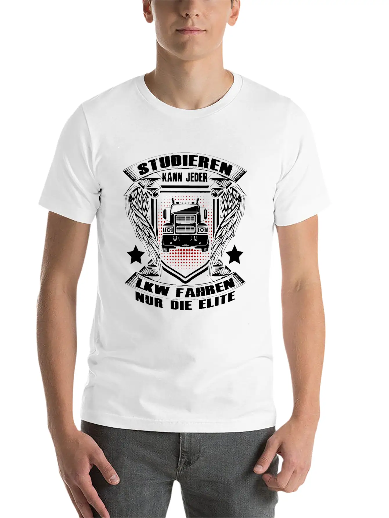 Trucker Truck Driver Lightweight Cotton T-Shirt – Daily Comfort Graphic Shirt