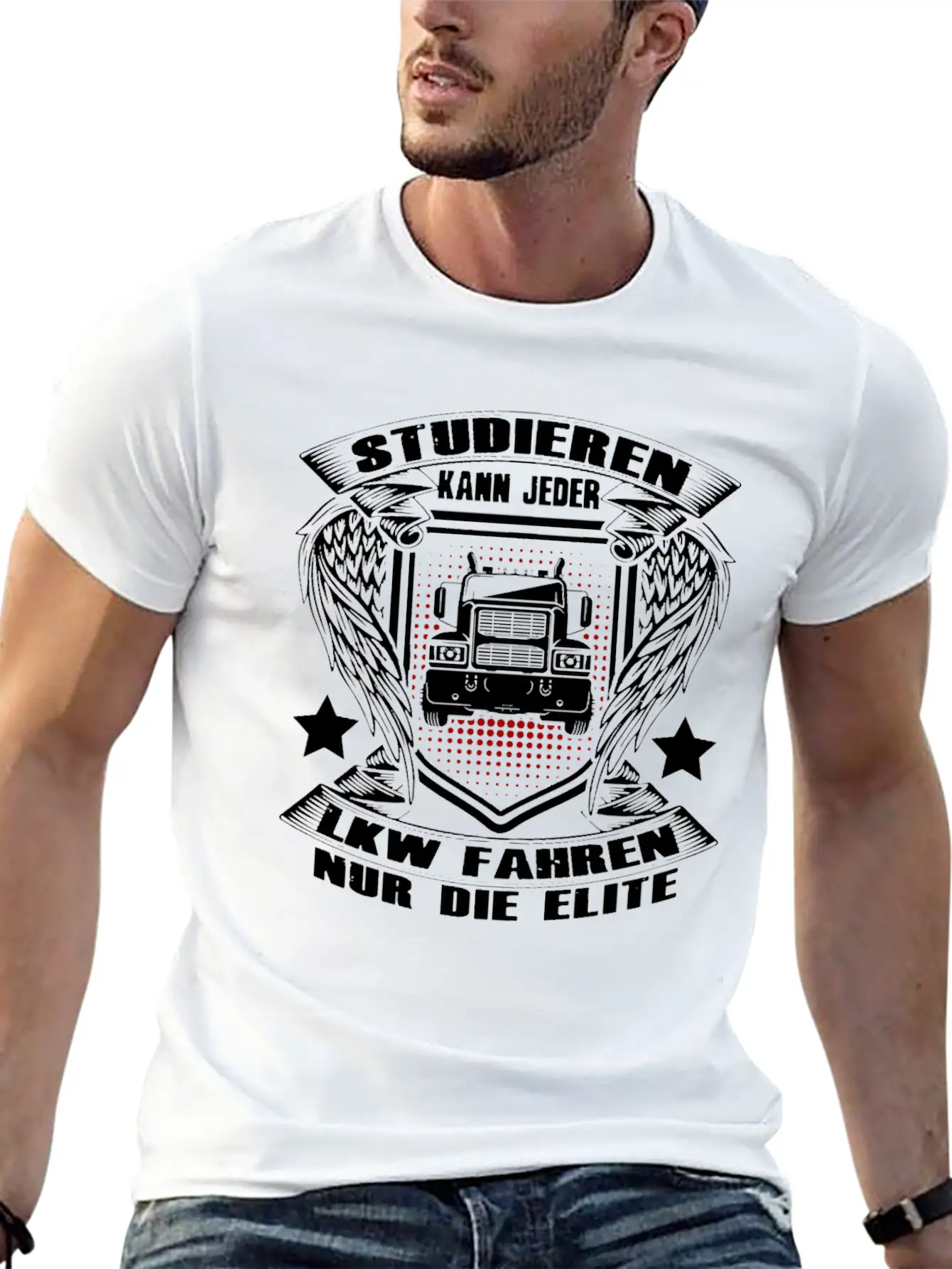 Trucker Truck Driver Lightweight Cotton T-Shirt – Daily Comfort Graphic Shirt
