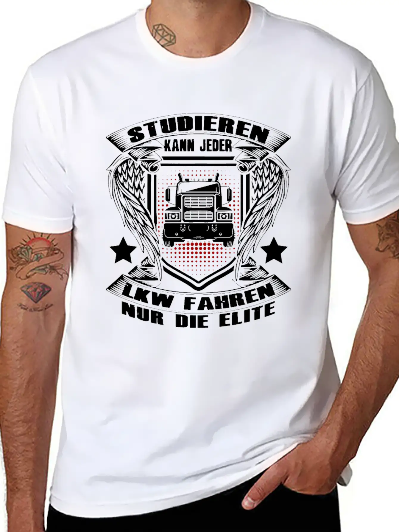 Trucker Truck Driver Lightweight Cotton T-Shirt – Daily Comfort Graphic Shirt