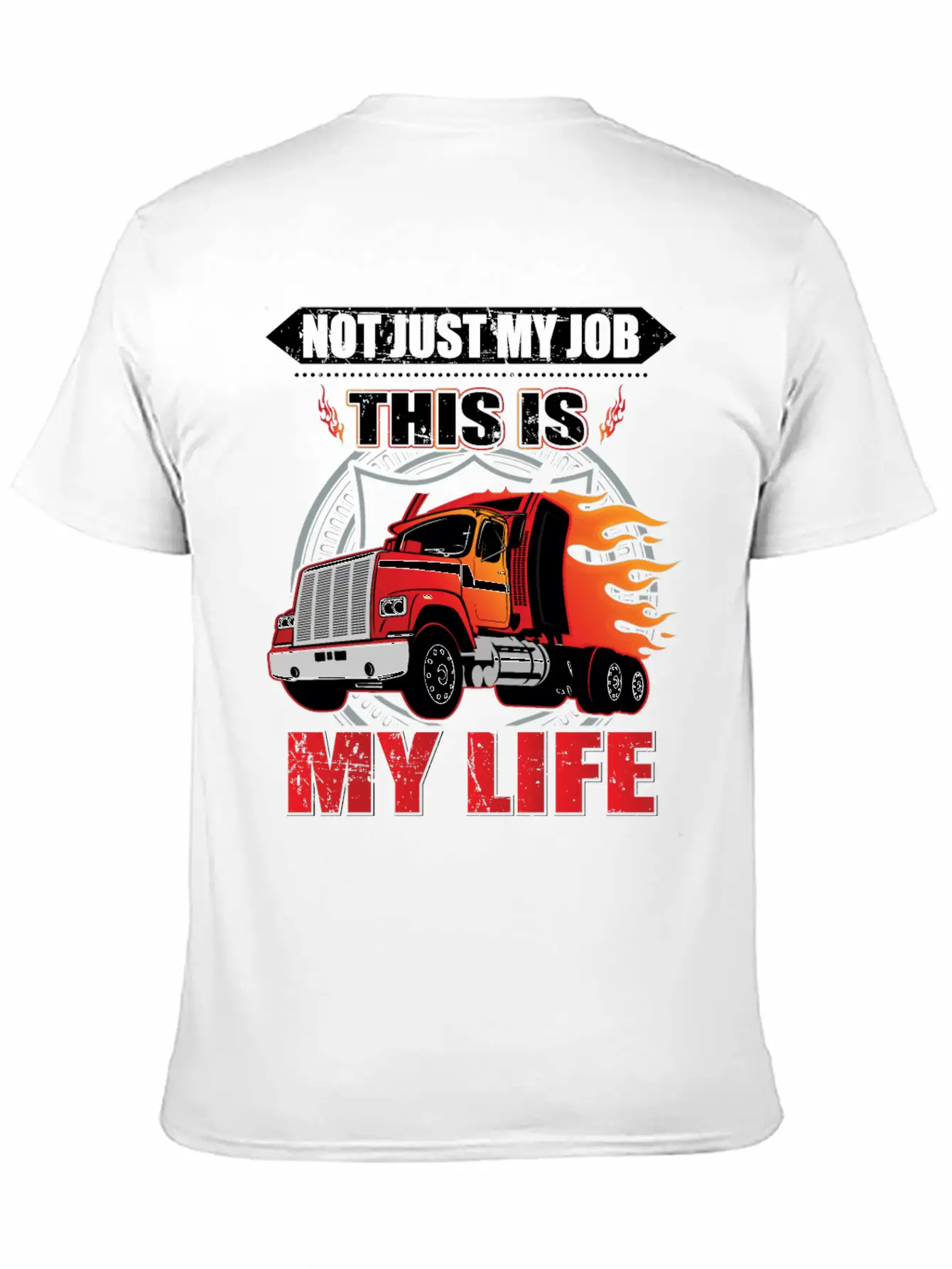 Trucker Truck Driver Truck Lover Farmer Lightweight Cotton T-Shirt – Daily Comfort Graphic Shirt