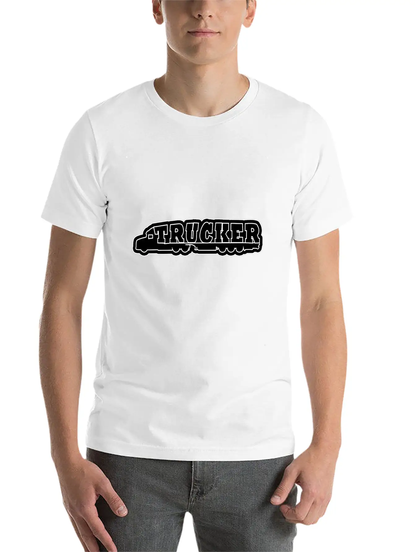 Trucker Truck Driver Unisex Casual T-Shirt – Clean Design For Daily Comfort