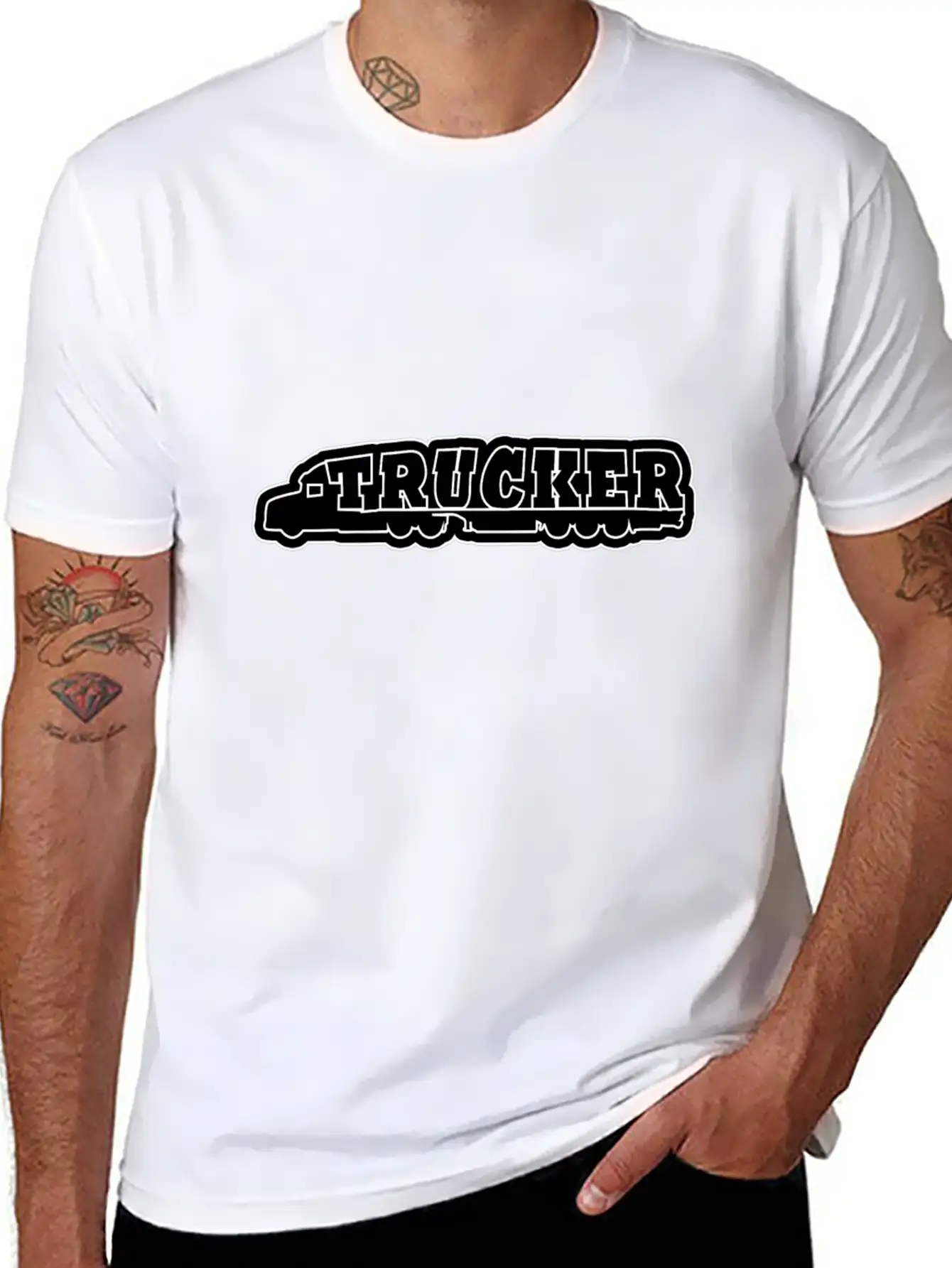 Trucker Truck Driver Unisex Casual T-Shirt – Clean Design For Daily Comfort