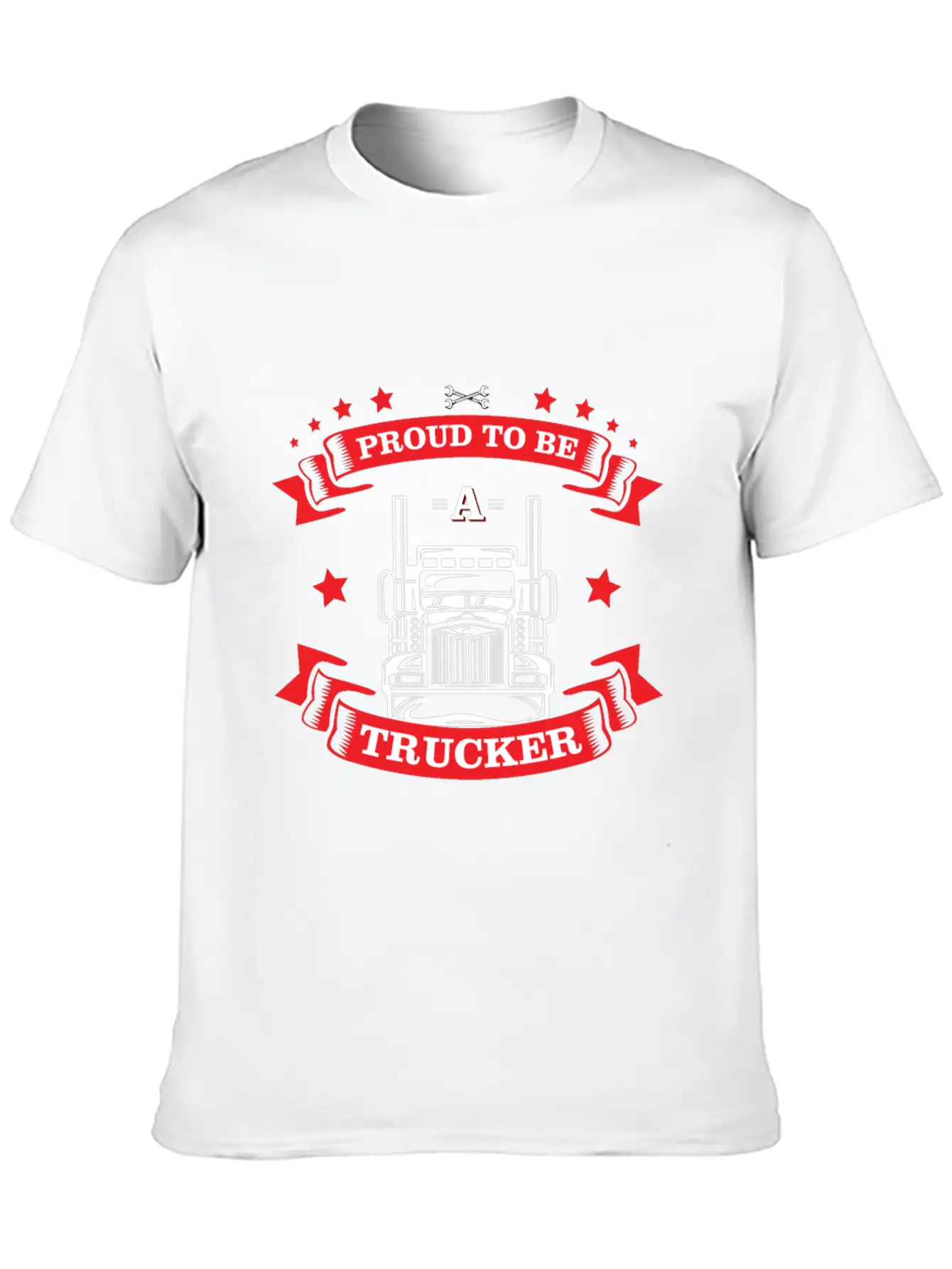 Truckers Truck Pride Gift Idea Lightweight Cotton T-Shirt – Daily Comfort Graphic Shirt