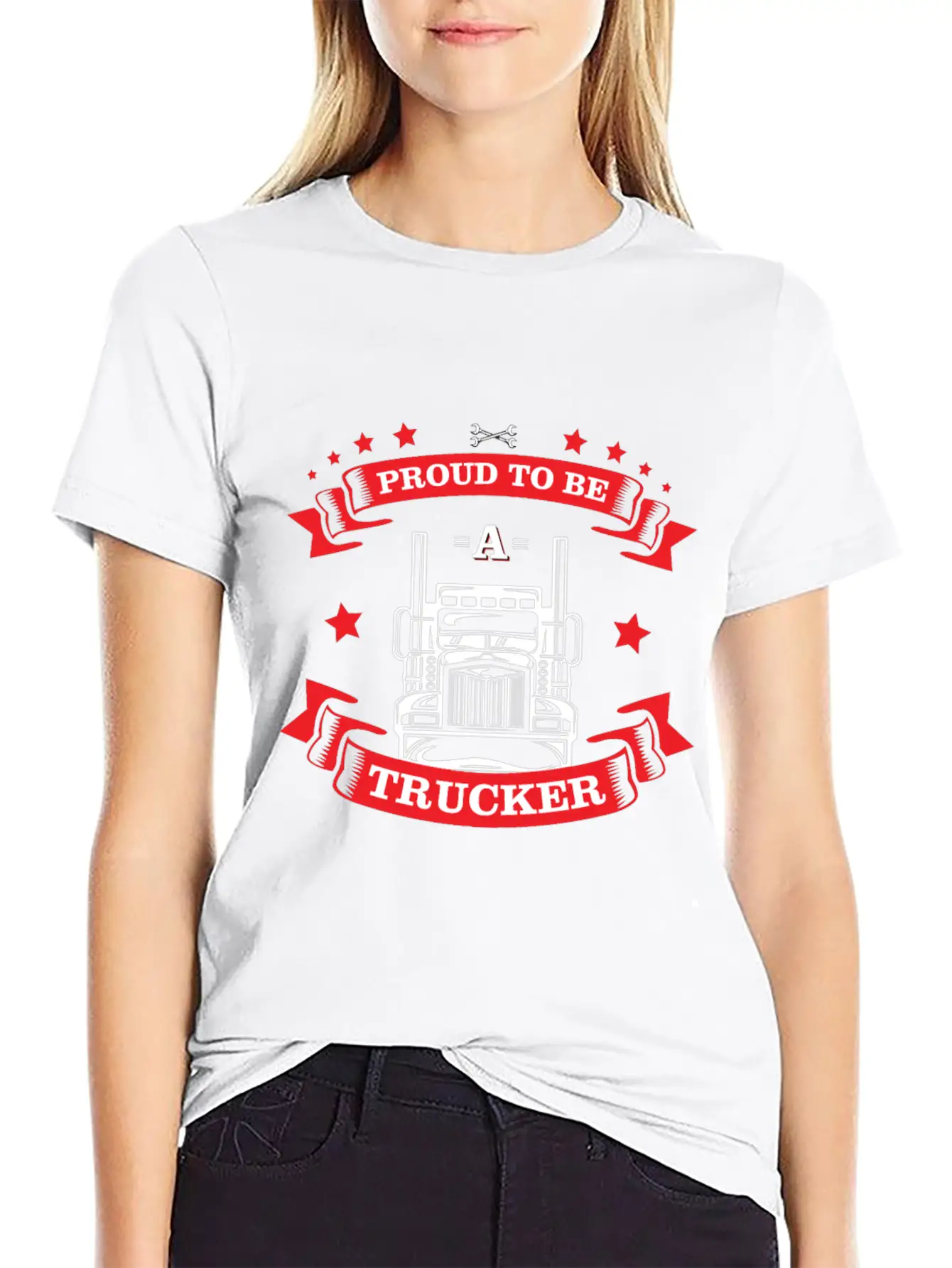 Truckers Truck Pride Gift Idea Lightweight Cotton T-Shirt – Daily Comfort Graphic Shirt