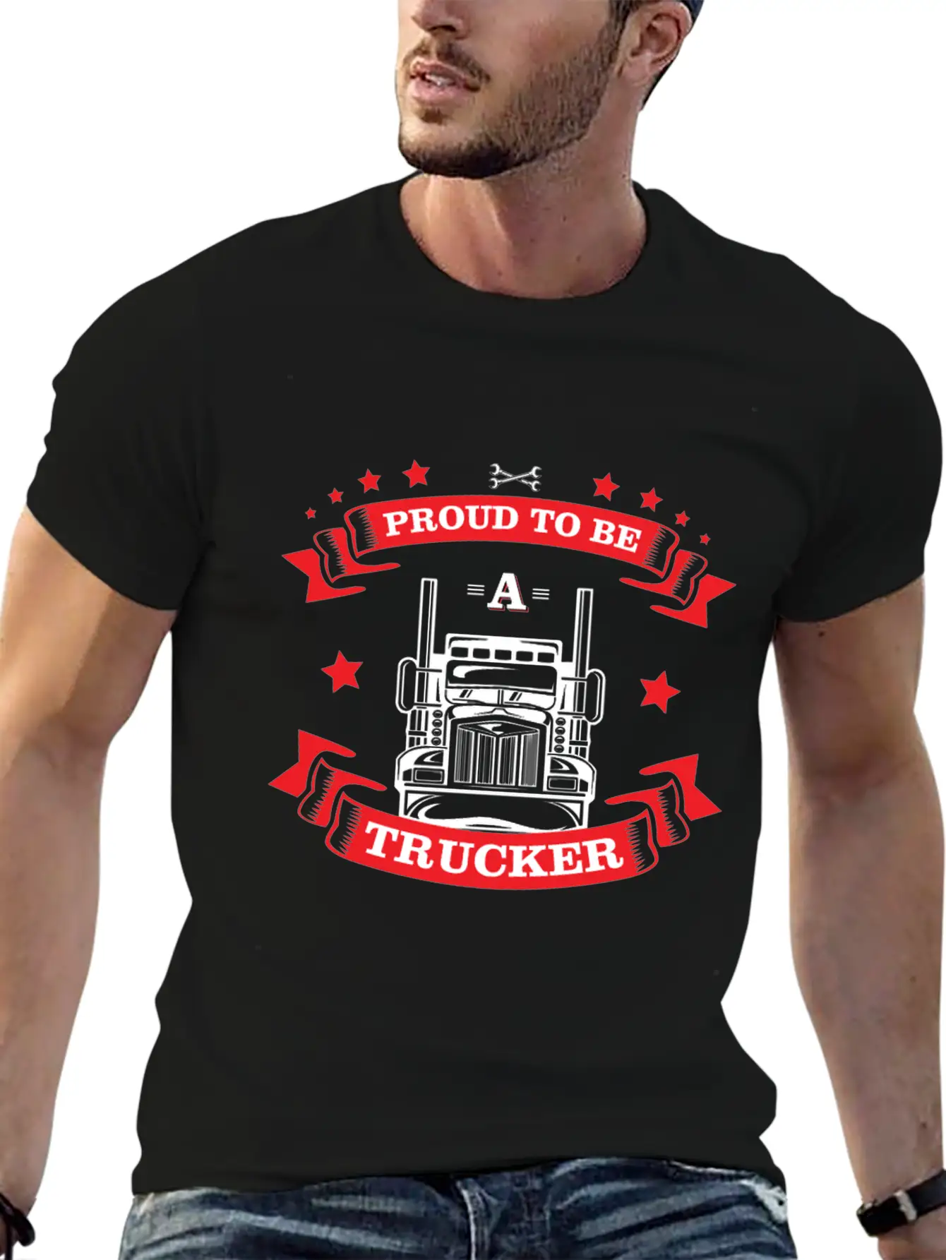 Truckers Truck Pride Gift Idea Lightweight Cotton T-Shirt – Daily Comfort Graphic Shirt