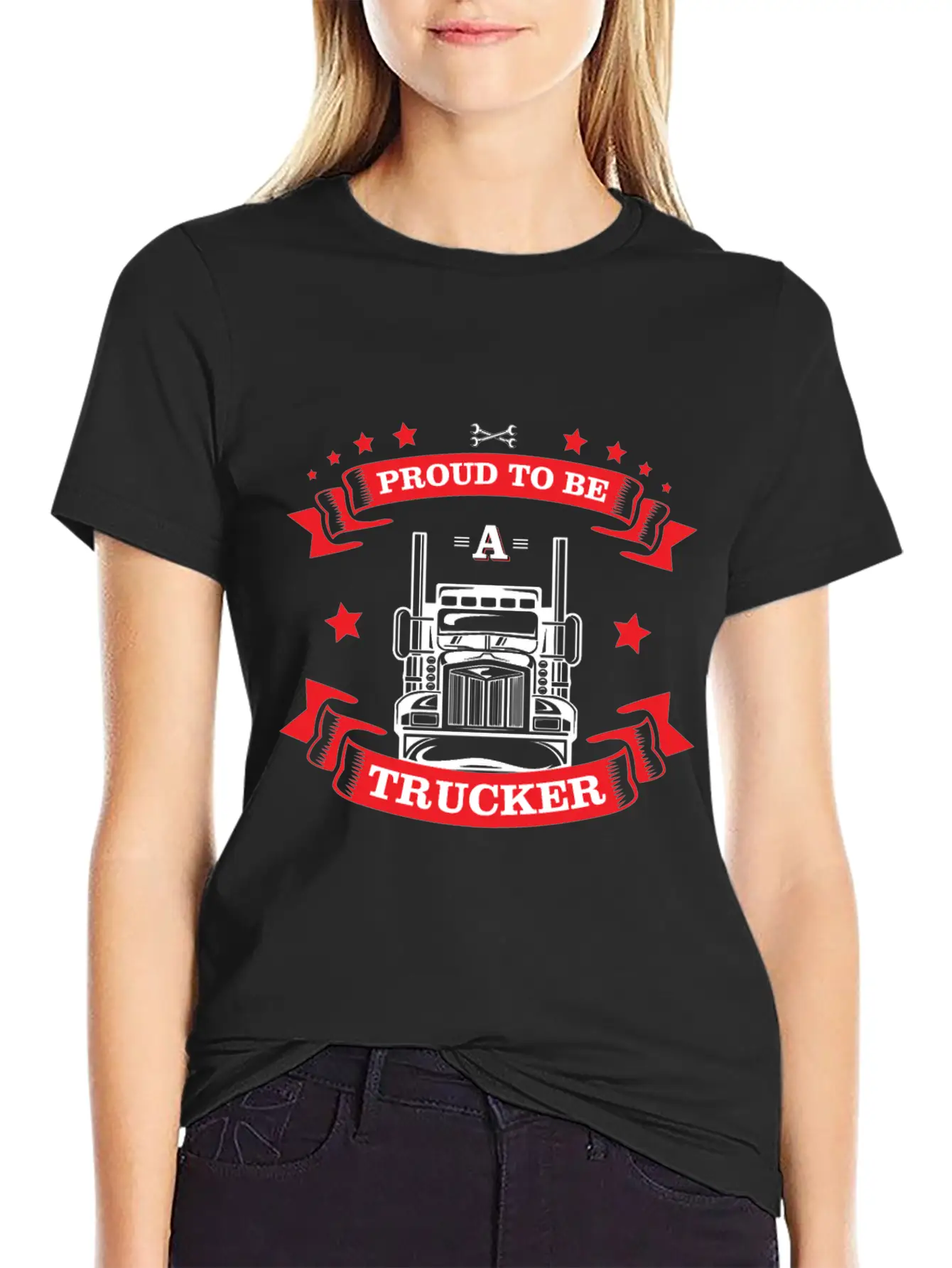 Truckers Truck Pride Gift Idea Lightweight Cotton T-Shirt – Daily Comfort Graphic Shirt