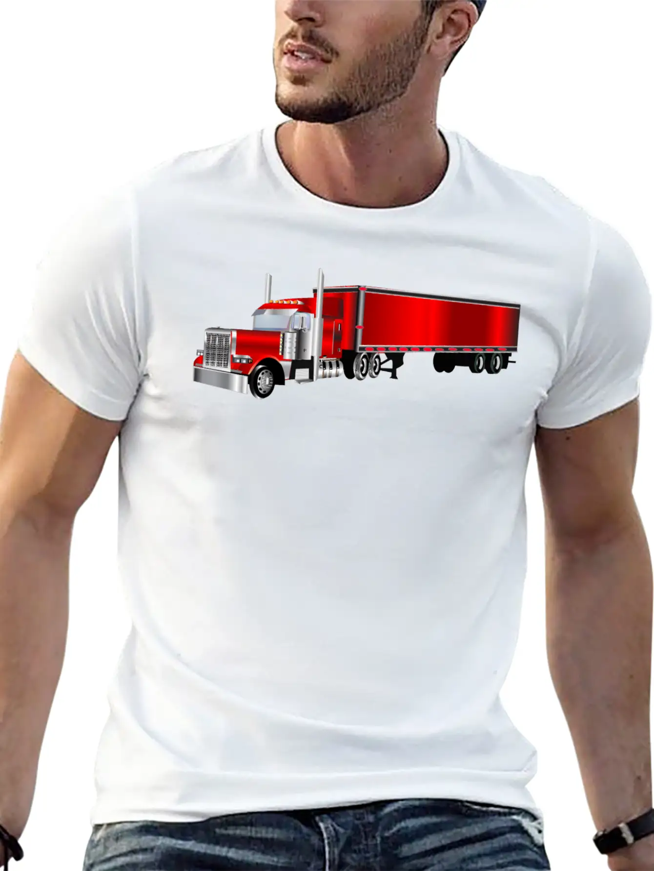 Trucking Basic Graphic T-Shirt – Daily Comfort In Soft Cotton