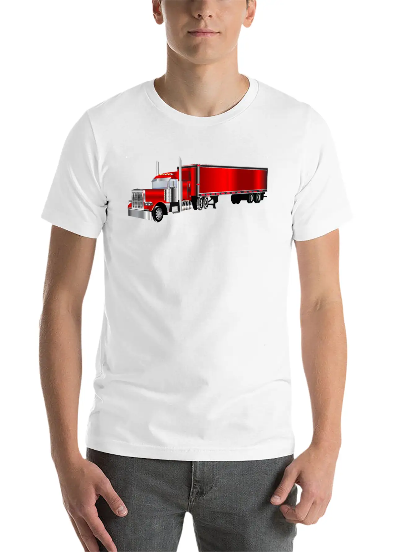 Trucking Basic Graphic T-Shirt – Daily Comfort In Soft Cotton