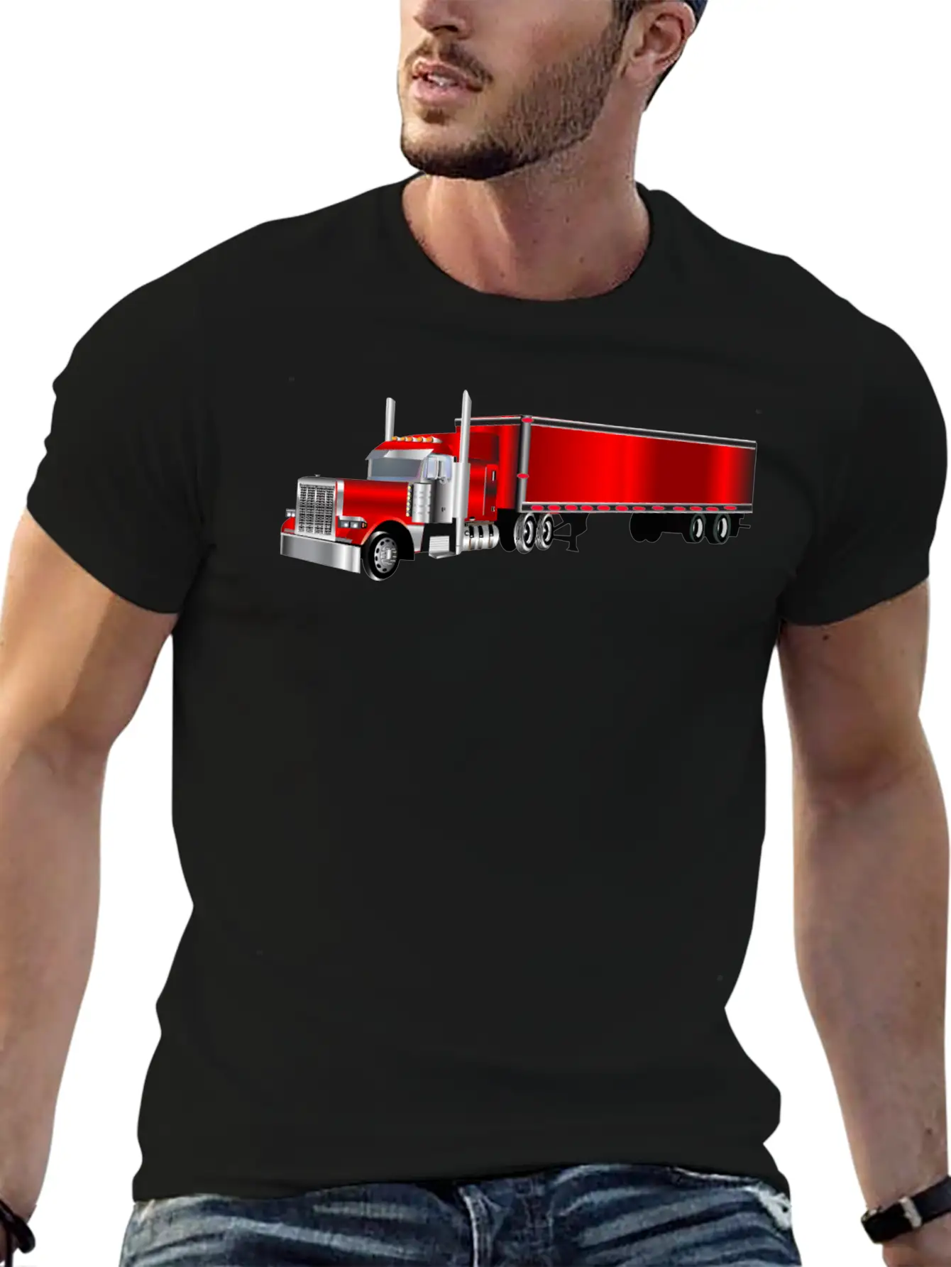 Trucking Basic Graphic T-Shirt – Daily Comfort In Soft Cotton