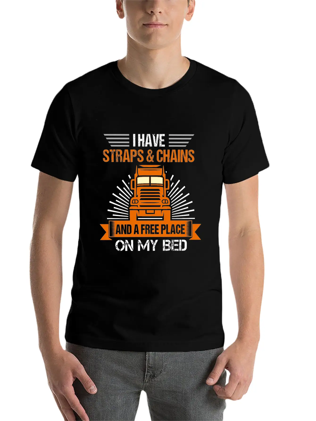 Trucking Flatbedder Cargo Vehicle Flatbed Truck Unisex Casual T-Shirt – Clean Design For Daily Comfort