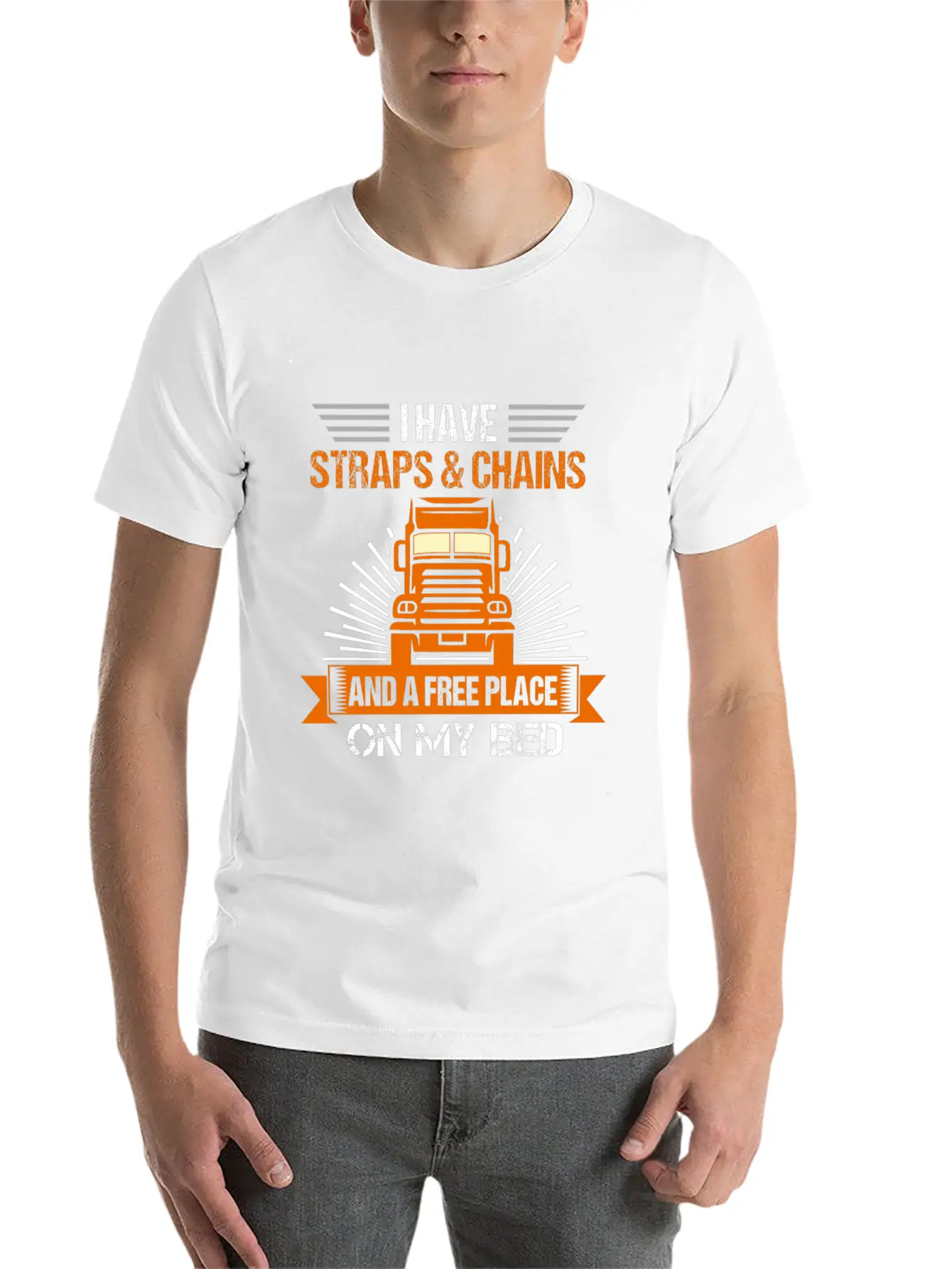 Trucking Flatbedder Cargo Vehicle Flatbed Truck Unisex Casual T-Shirt – Clean Design For Daily Comfort