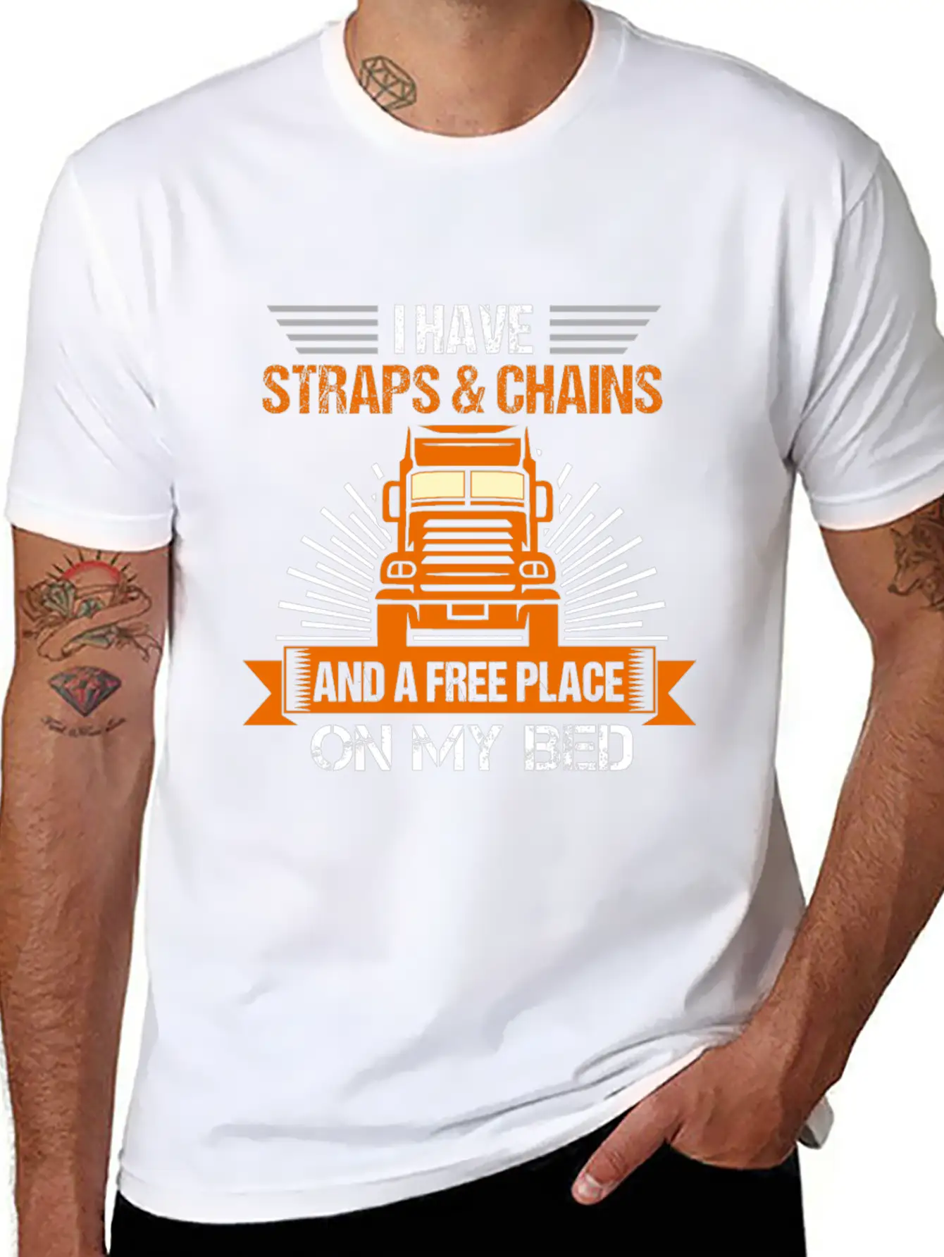 Trucking Flatbedder Cargo Vehicle Flatbed Truck Unisex Casual T-Shirt – Clean Design For Daily Comfort
