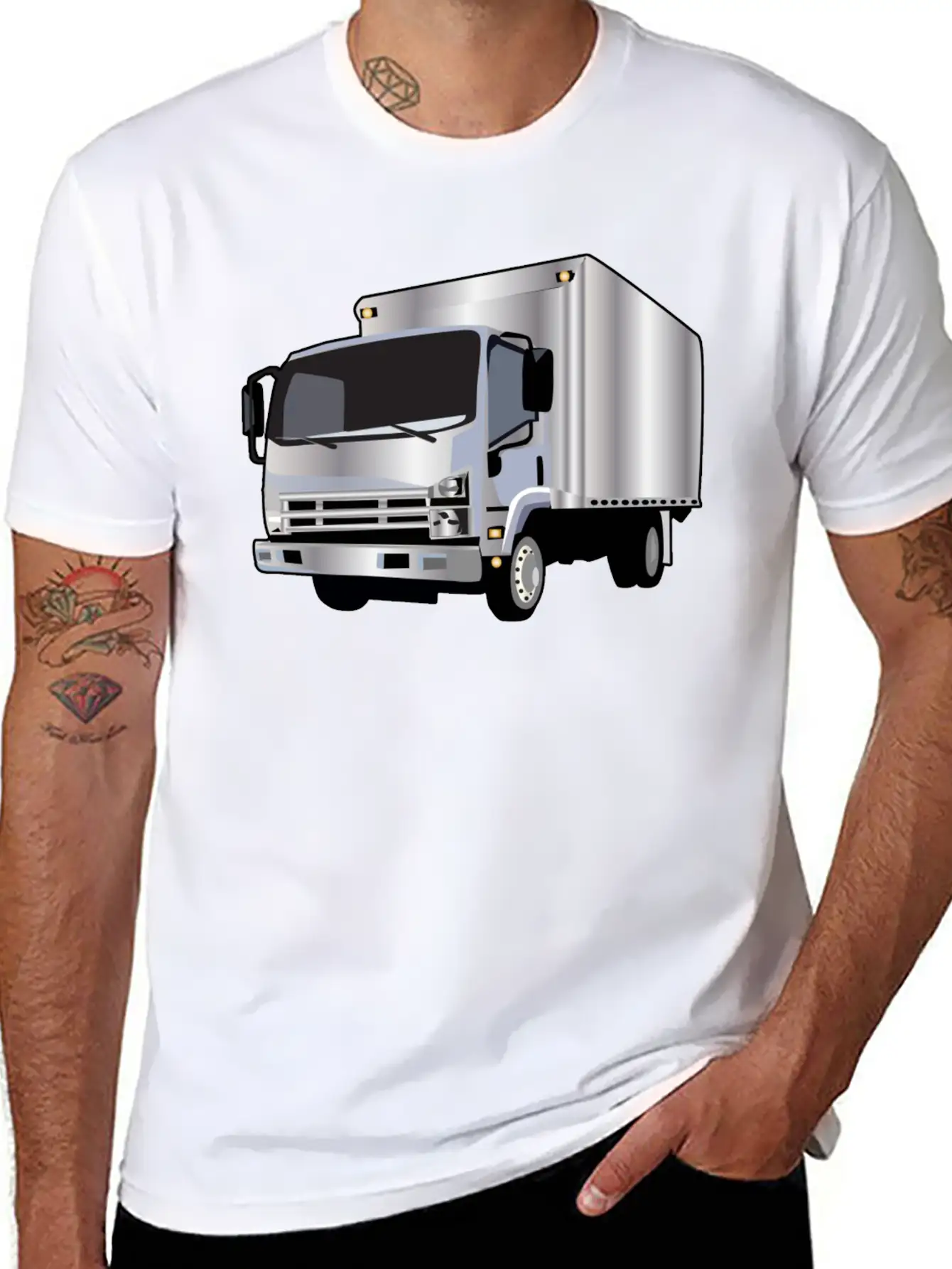 Trucking Unisex Casual T-Shirt – Clean Design For Daily Comfort
