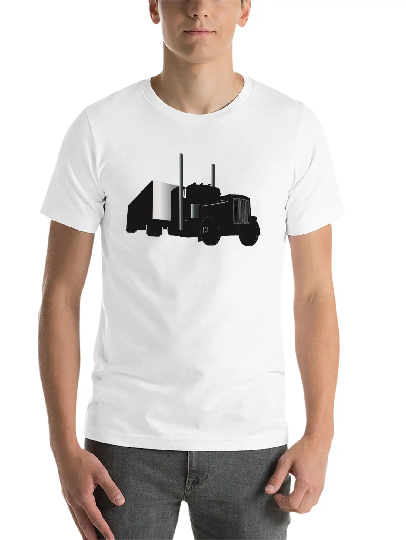 Trucking,Truckers,American Truckers,Diesel T-shirt Relaxed Everyday Tee – Lightweight And Durable Cotton