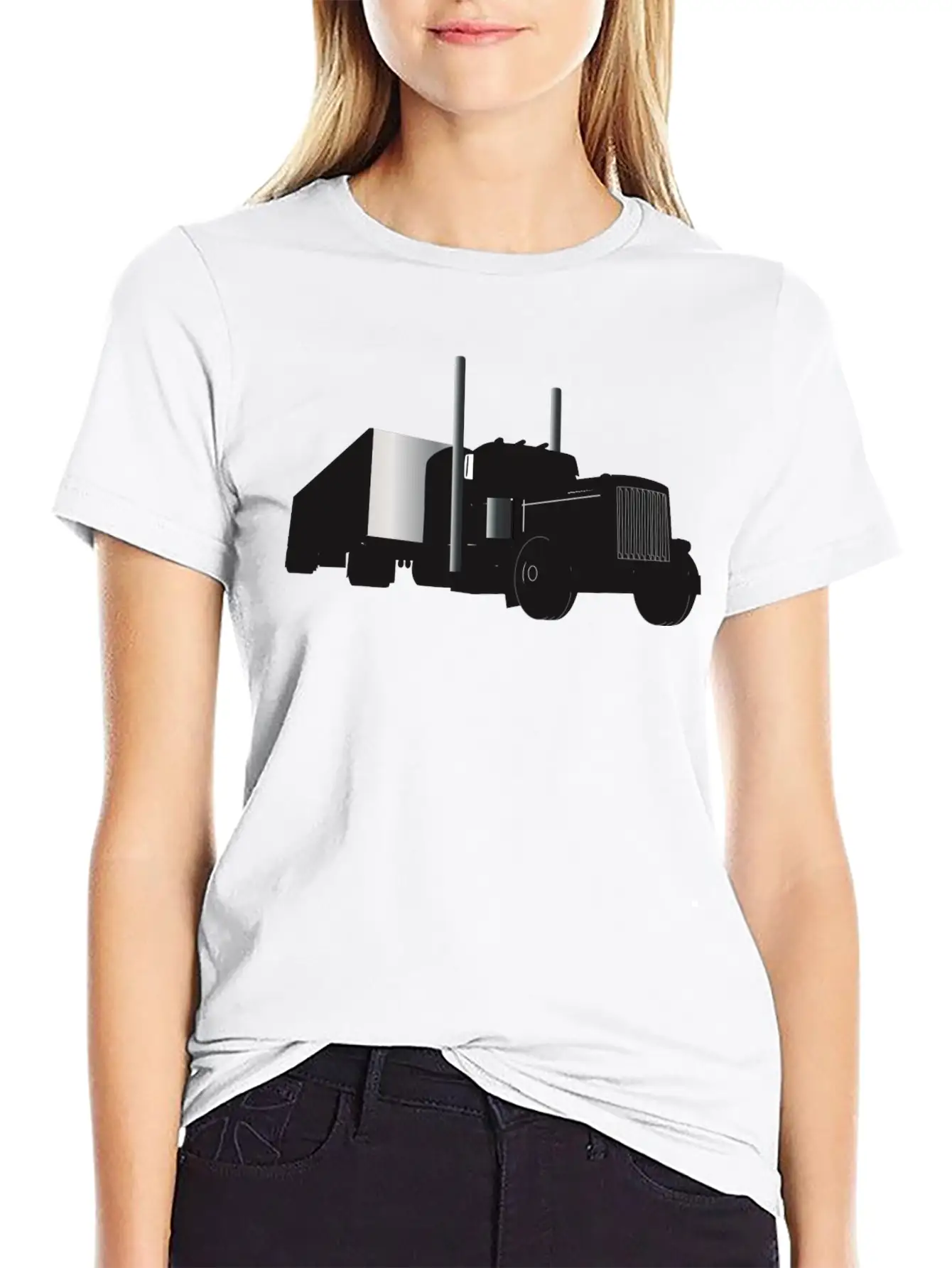 Trucking,Truckers,American Truckers,Diesel T-shirt Relaxed Everyday Tee – Lightweight And Durable Cotton