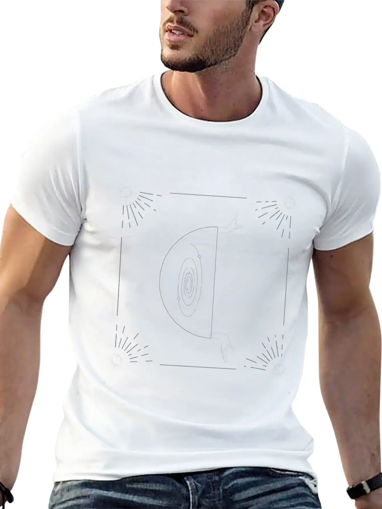 True Universe Basic Graphic T-Shirt – Daily Comfort In Soft Cotton