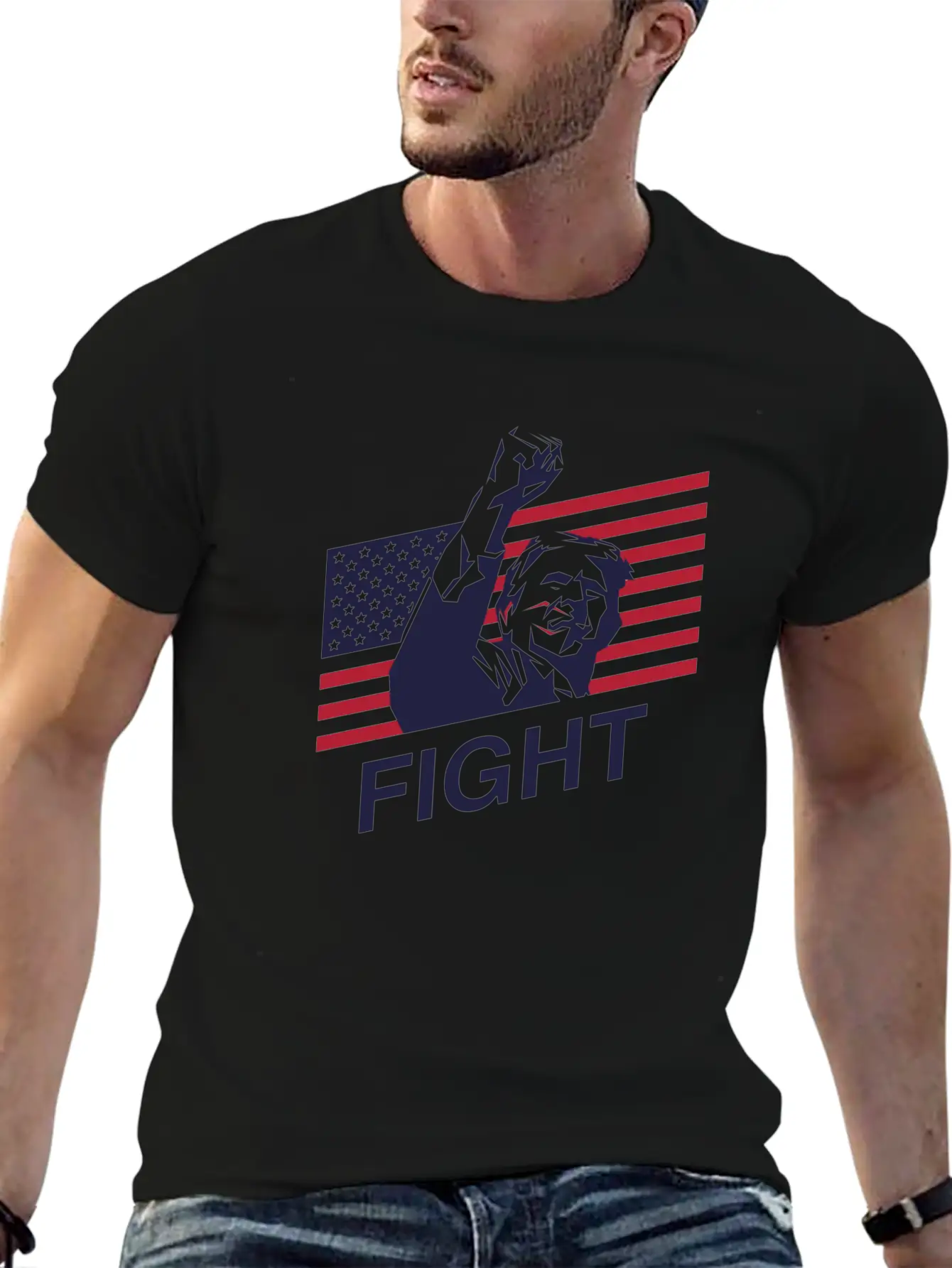 Trump: The Patriot's Fight Soft Cotton Short Sleeve Tee – Unisex Wardrobe Staple