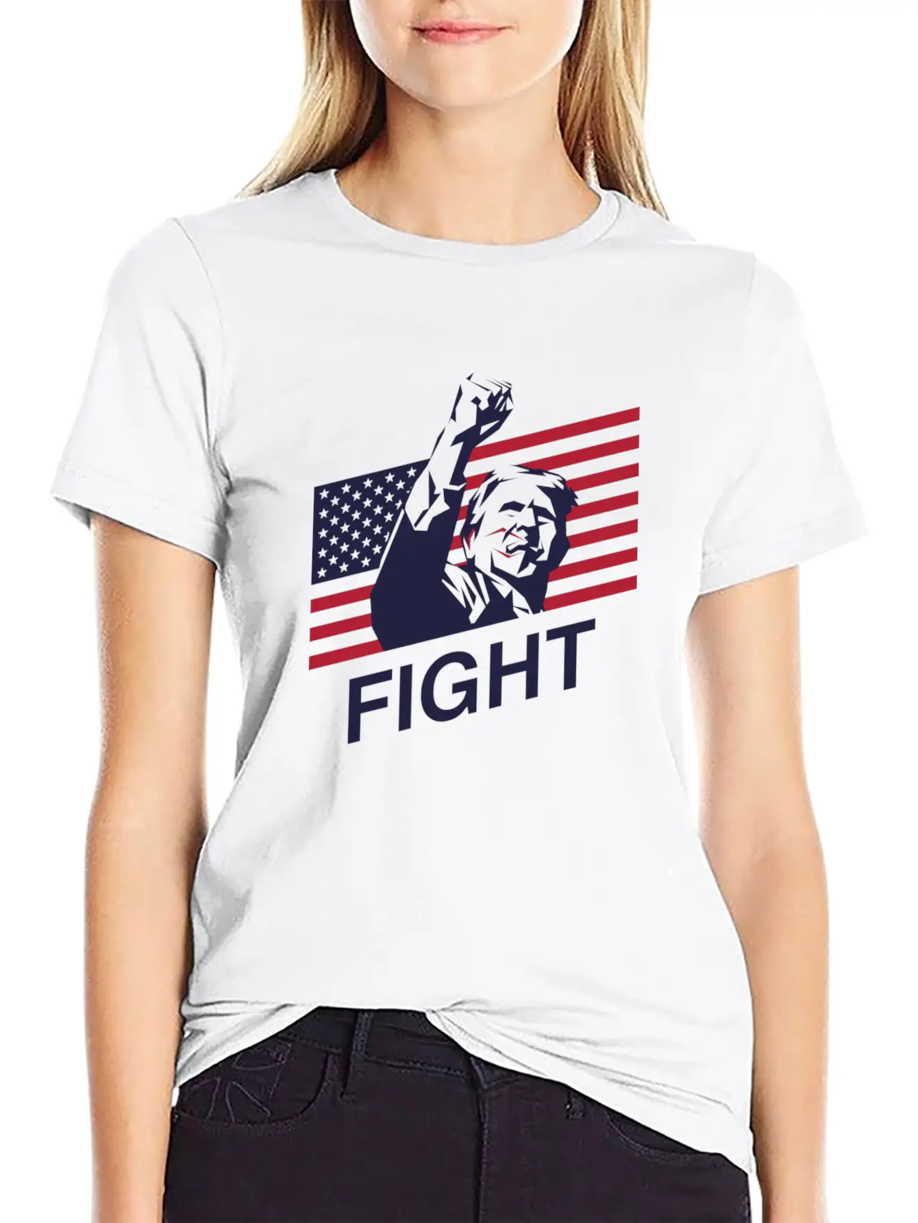 Trump: The Patriot's Fight Soft Cotton Short Sleeve Tee – Unisex Wardrobe Staple