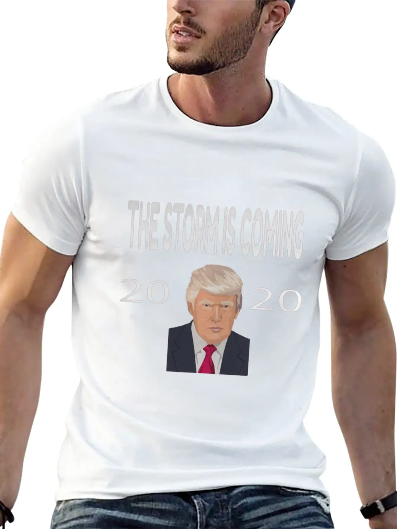 Trump The Storm Is Coming 2020 Essential Cotton Tee For Daily Outfits – Unisex Style