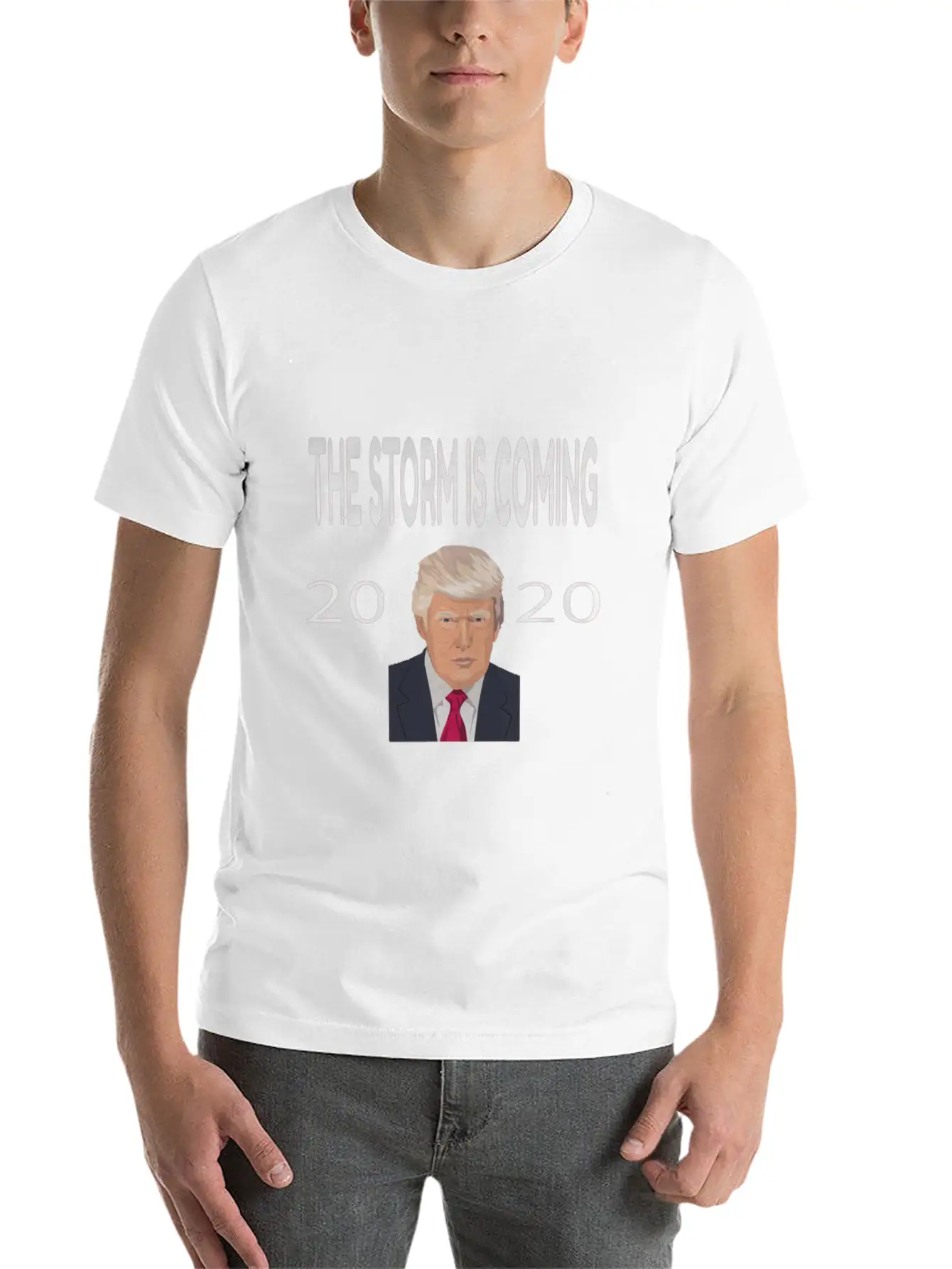 Trump The Storm Is Coming 2020 Essential Cotton Tee For Daily Outfits – Unisex Style
