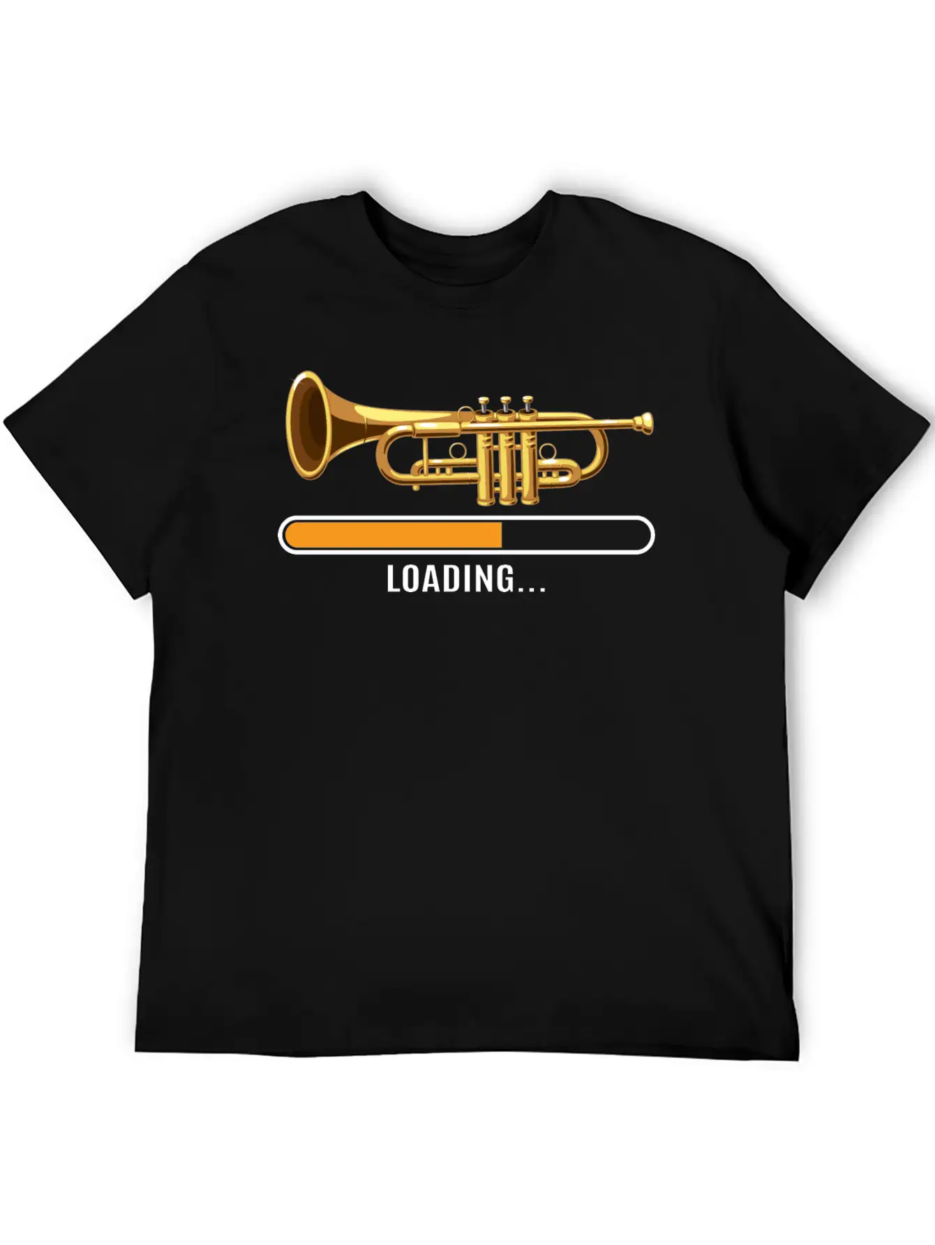 Trumpet Classic Fit Graphic Tee For Daily Comfort – Unisex Cotton Shirt