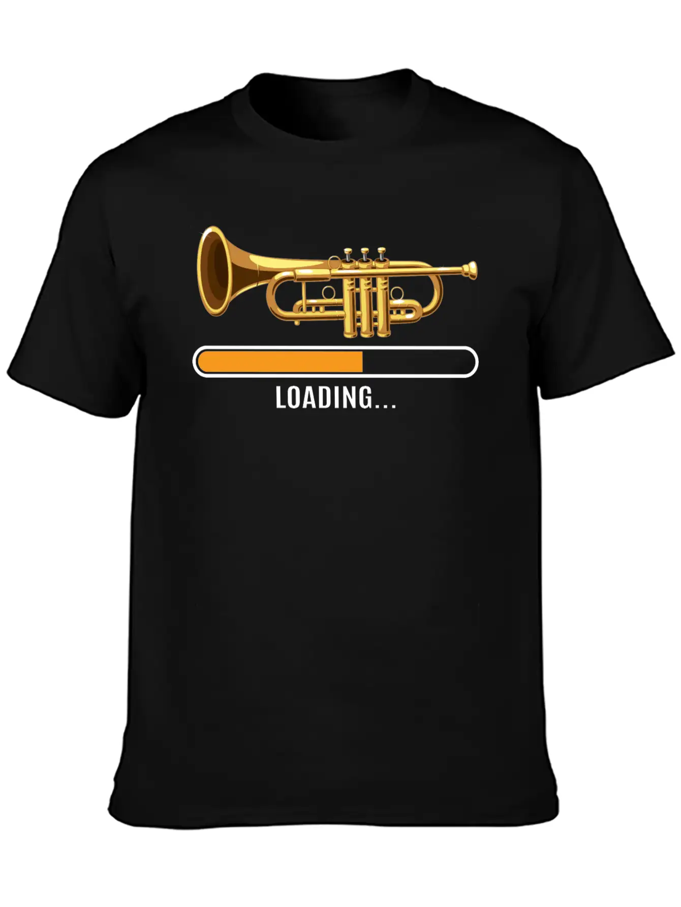 Trumpet Classic Fit Graphic Tee For Daily Comfort – Unisex Cotton Shirt