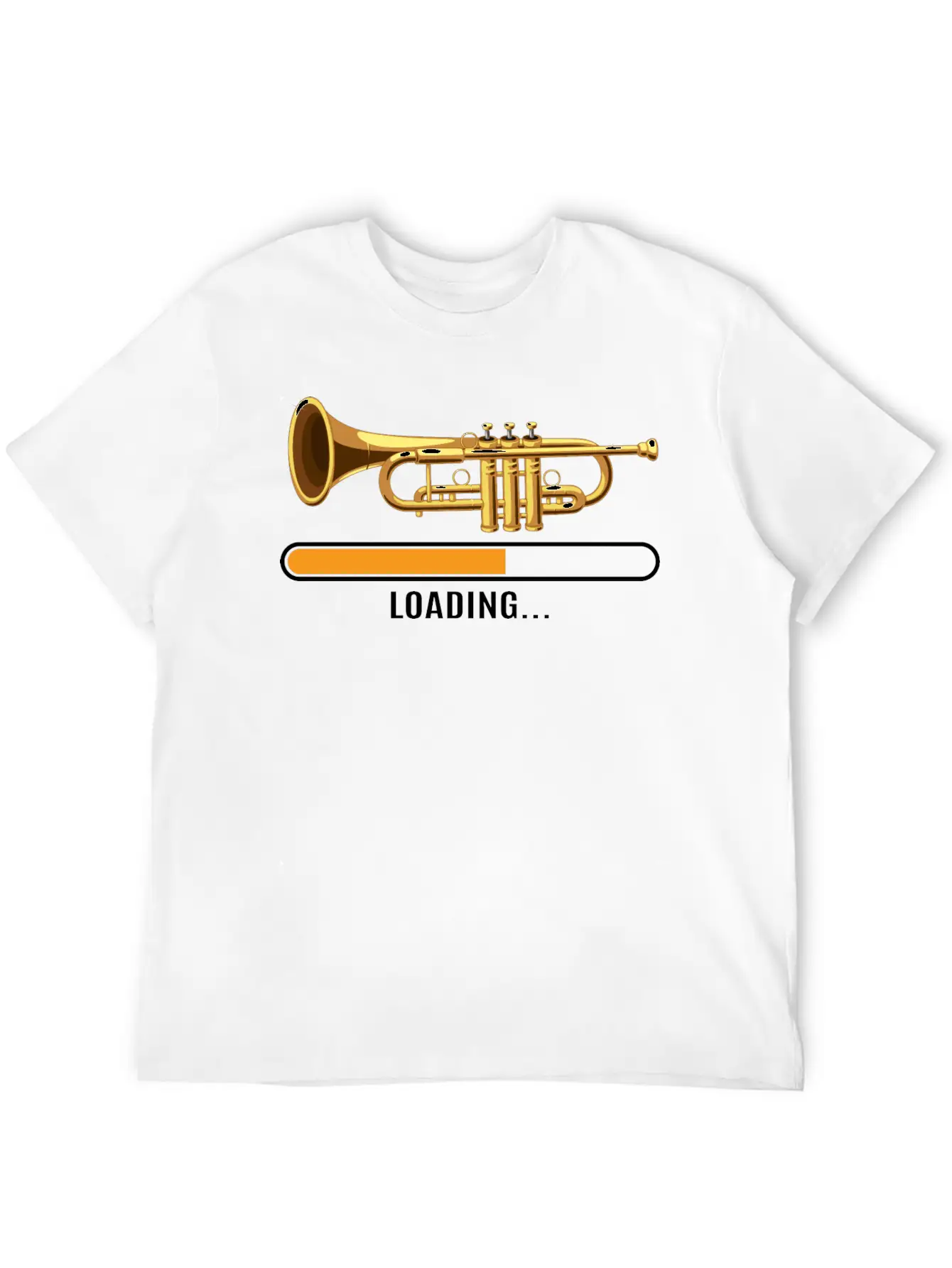 Trumpet Classic Fit Graphic Tee For Daily Comfort – Unisex Cotton Shirt
