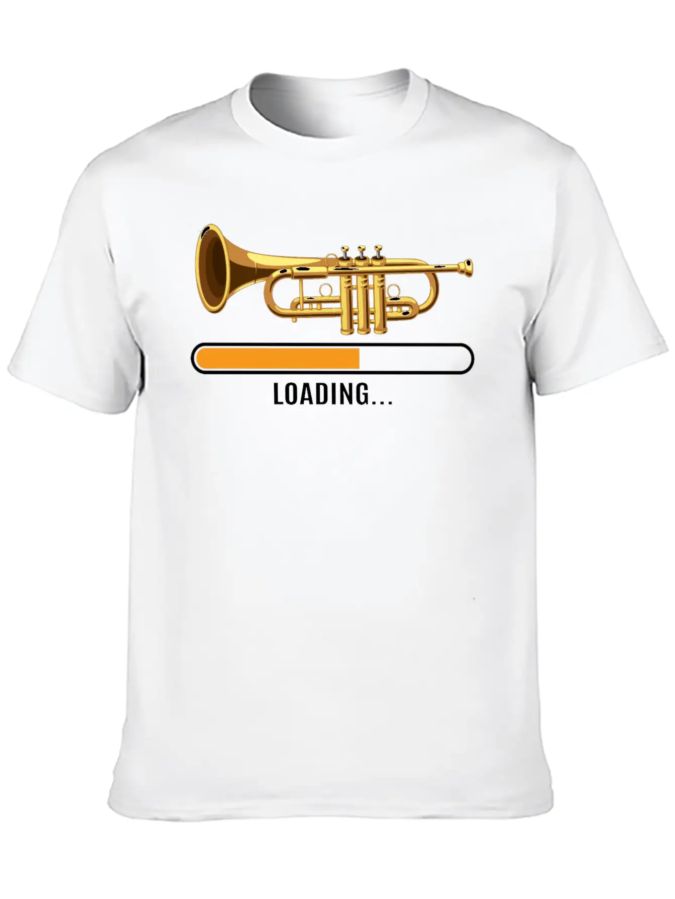 Trumpet Classic Fit Graphic Tee For Daily Comfort – Unisex Cotton Shirt