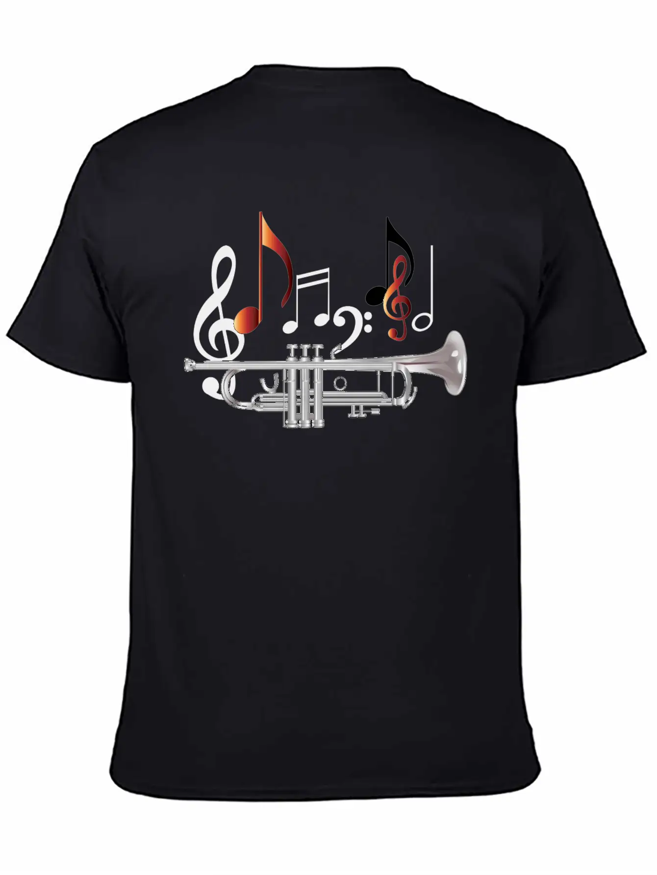 Trumpet Comfortable Minimalist Graphic Tee – Summer Style Essential