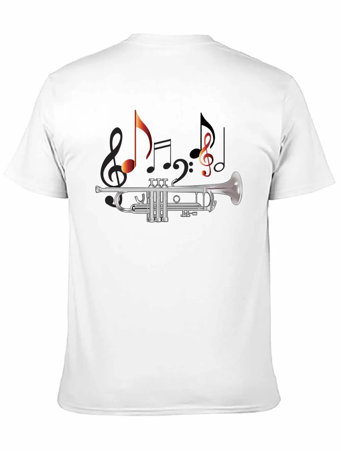 Trumpet Comfortable Minimalist Graphic Tee – Summer Style Essential