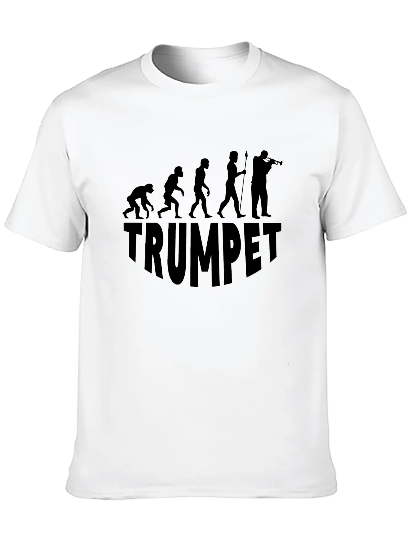 Trumpet Evolution Soft Cotton Short Sleeve Tee – Unisex Wardrobe Staple