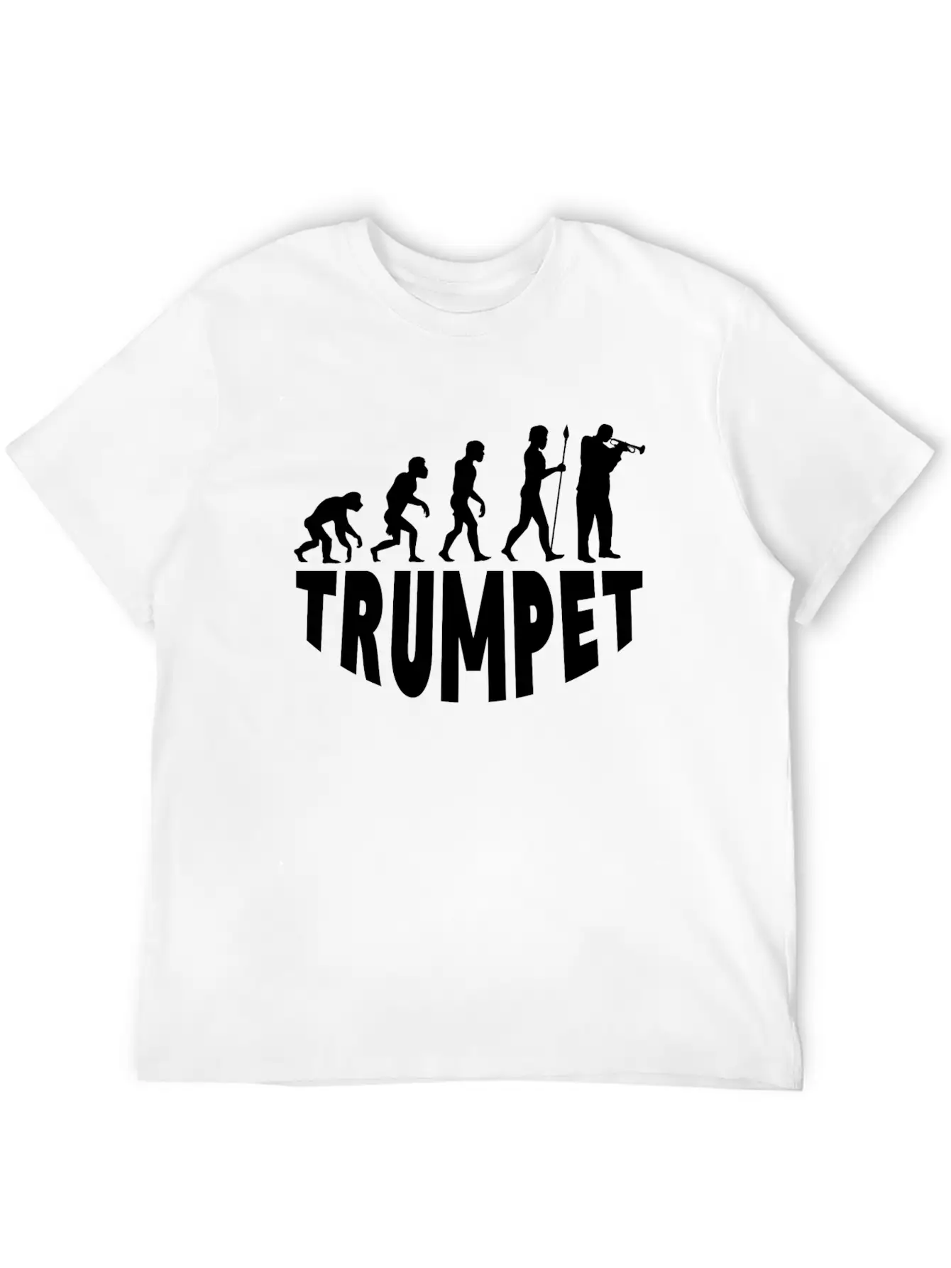 Trumpet Evolution Soft Cotton Short Sleeve Tee – Unisex Wardrobe Staple