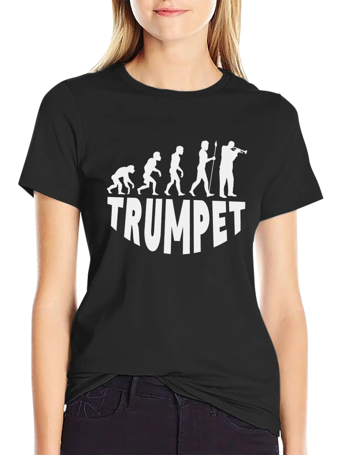 Trumpet Evolution Soft Cotton Short Sleeve Tee – Unisex Wardrobe Staple