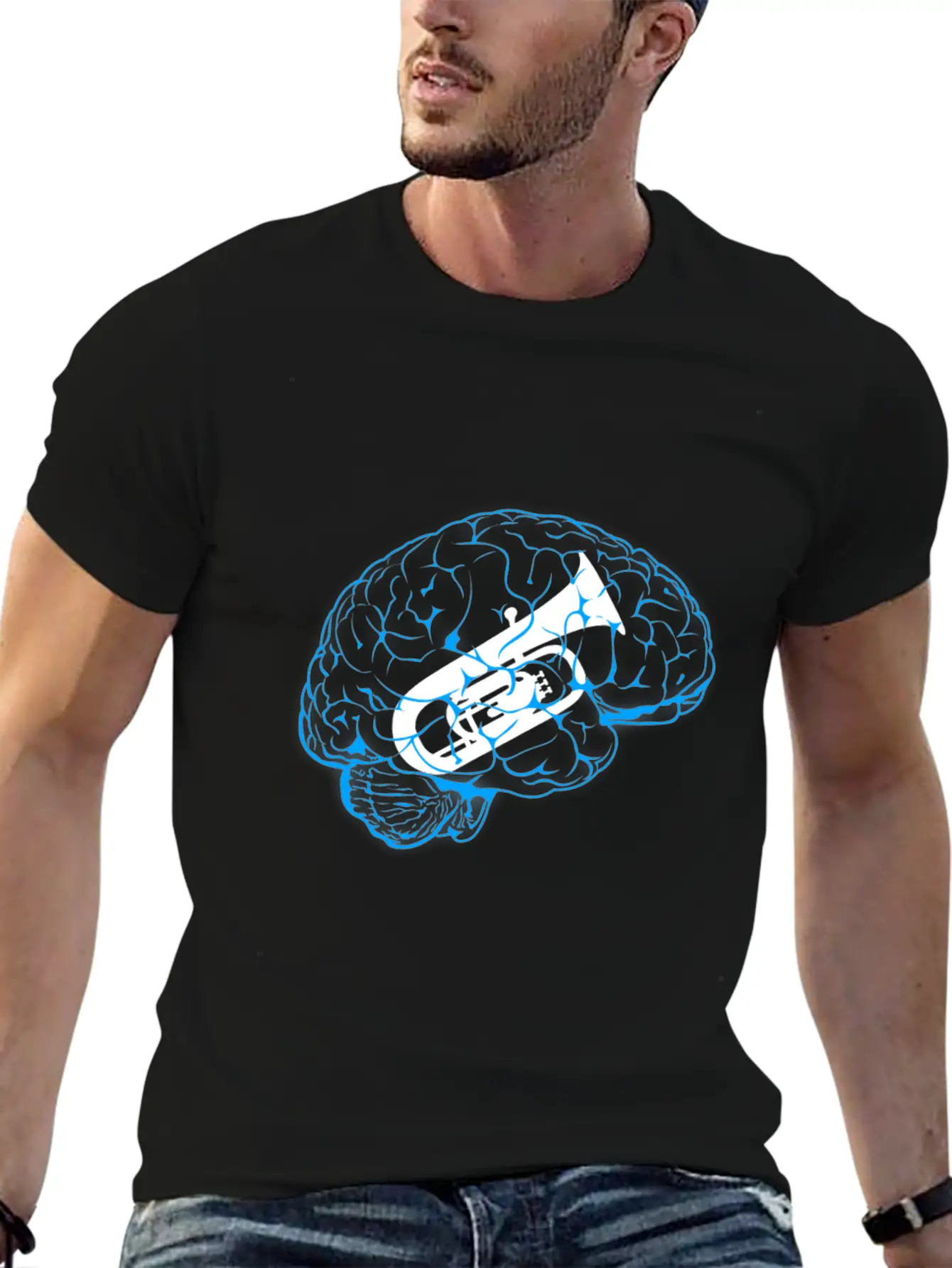 Trumpet In The Brain Soft Cotton Short Sleeve Tee – Unisex Wardrobe Staple