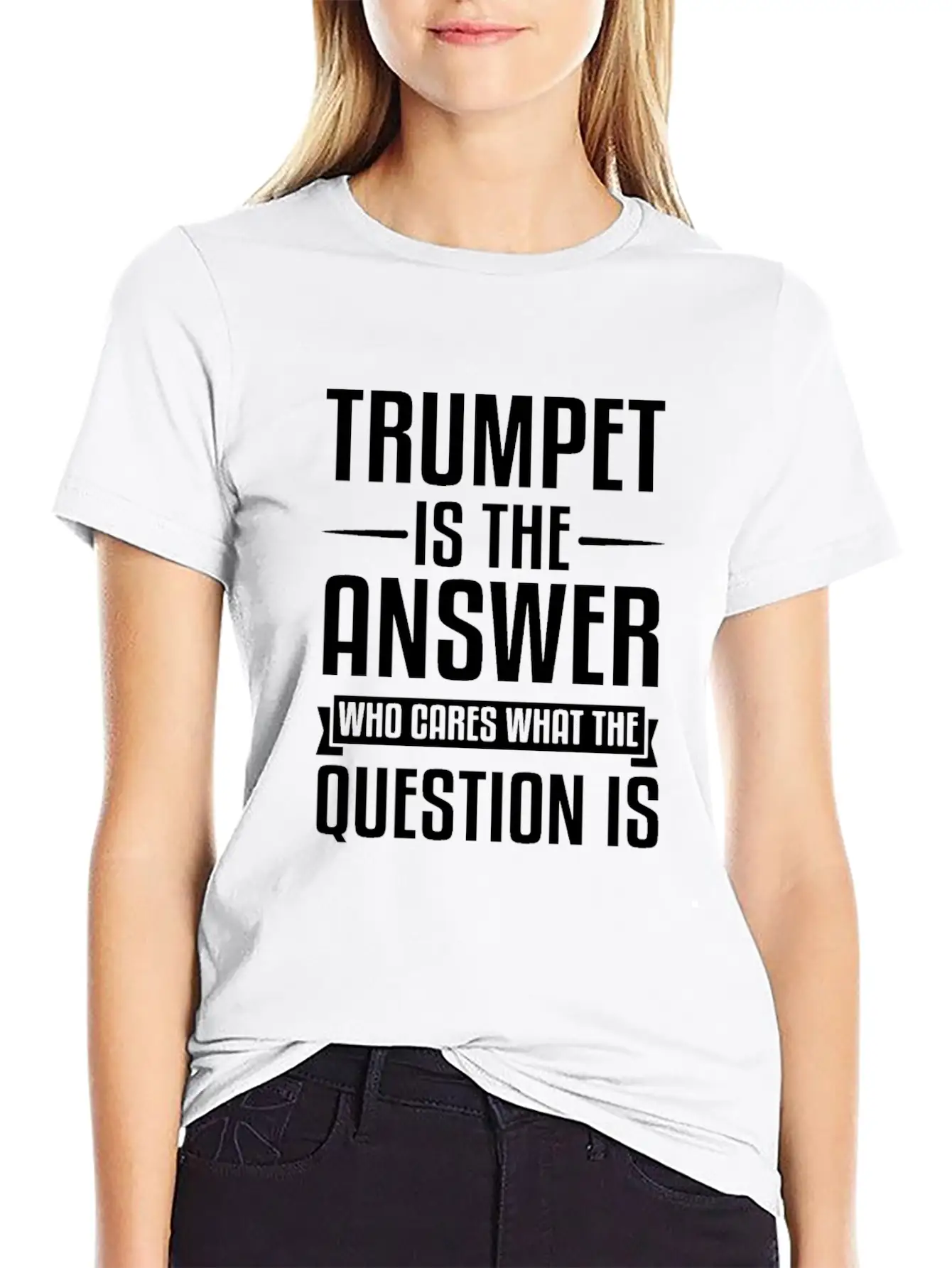 Trumpet Is The Answer Unisex Casual T-Shirt – Clean Design For Daily Comfort