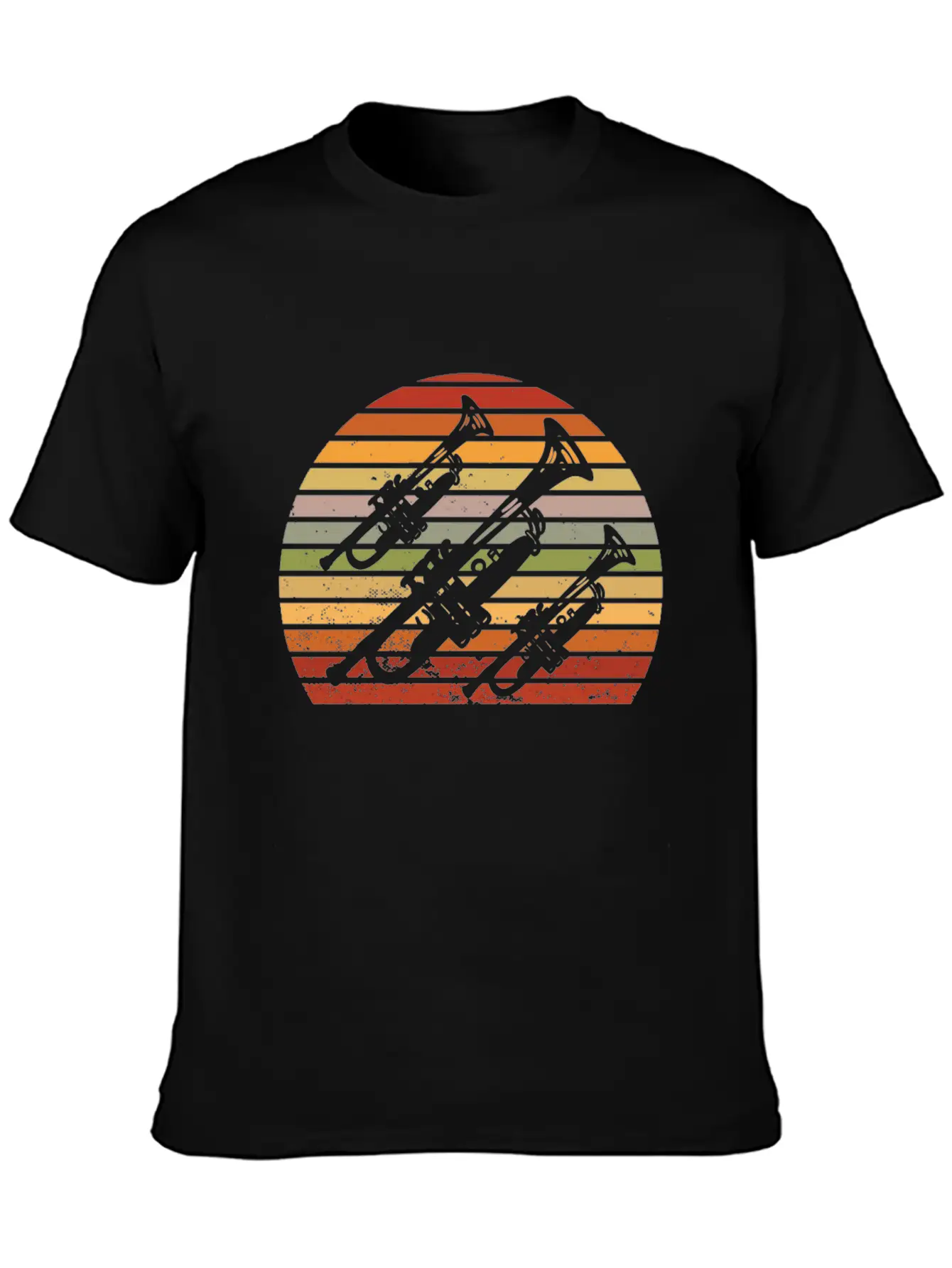 Trumpet Jazz Music Marching Vintage Lightweight Cotton T-Shirt – Daily Comfort Graphic Shirt