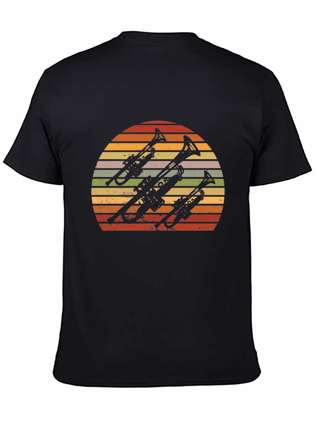 Trumpet Jazz Music Marching Vintage Lightweight Cotton T-Shirt – Daily Comfort Graphic Shirt