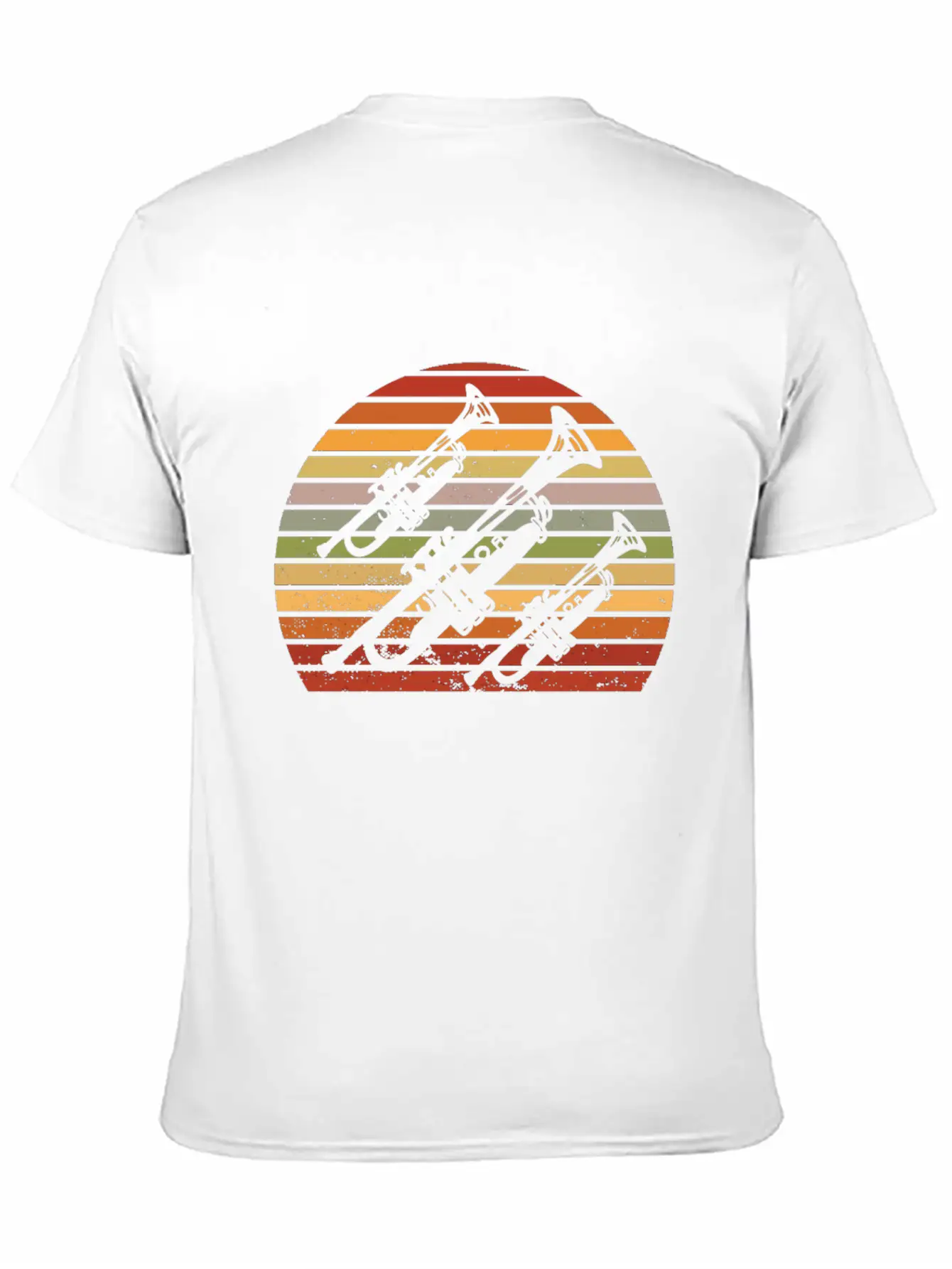 Trumpet Jazz Music Marching Vintage Lightweight Cotton T-Shirt – Daily Comfort Graphic Shirt