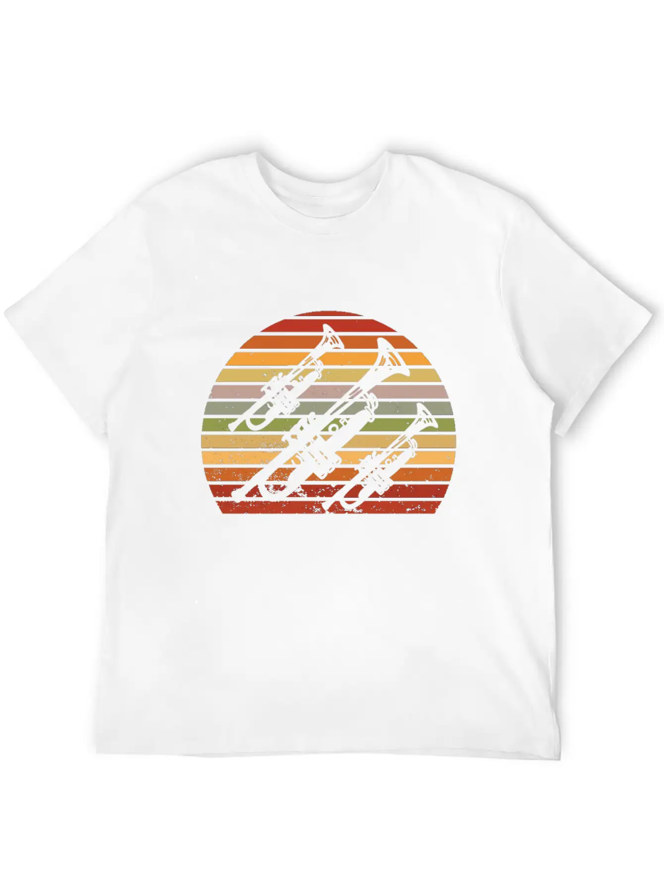Trumpet Jazz Music Marching Vintage Lightweight Cotton T-Shirt – Daily Comfort Graphic Shirt