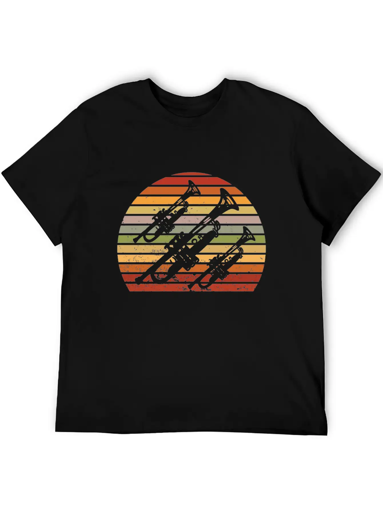 Trumpet Jazz Music Marching Vintage Lightweight Cotton T-Shirt – Daily Comfort Graphic Shirt